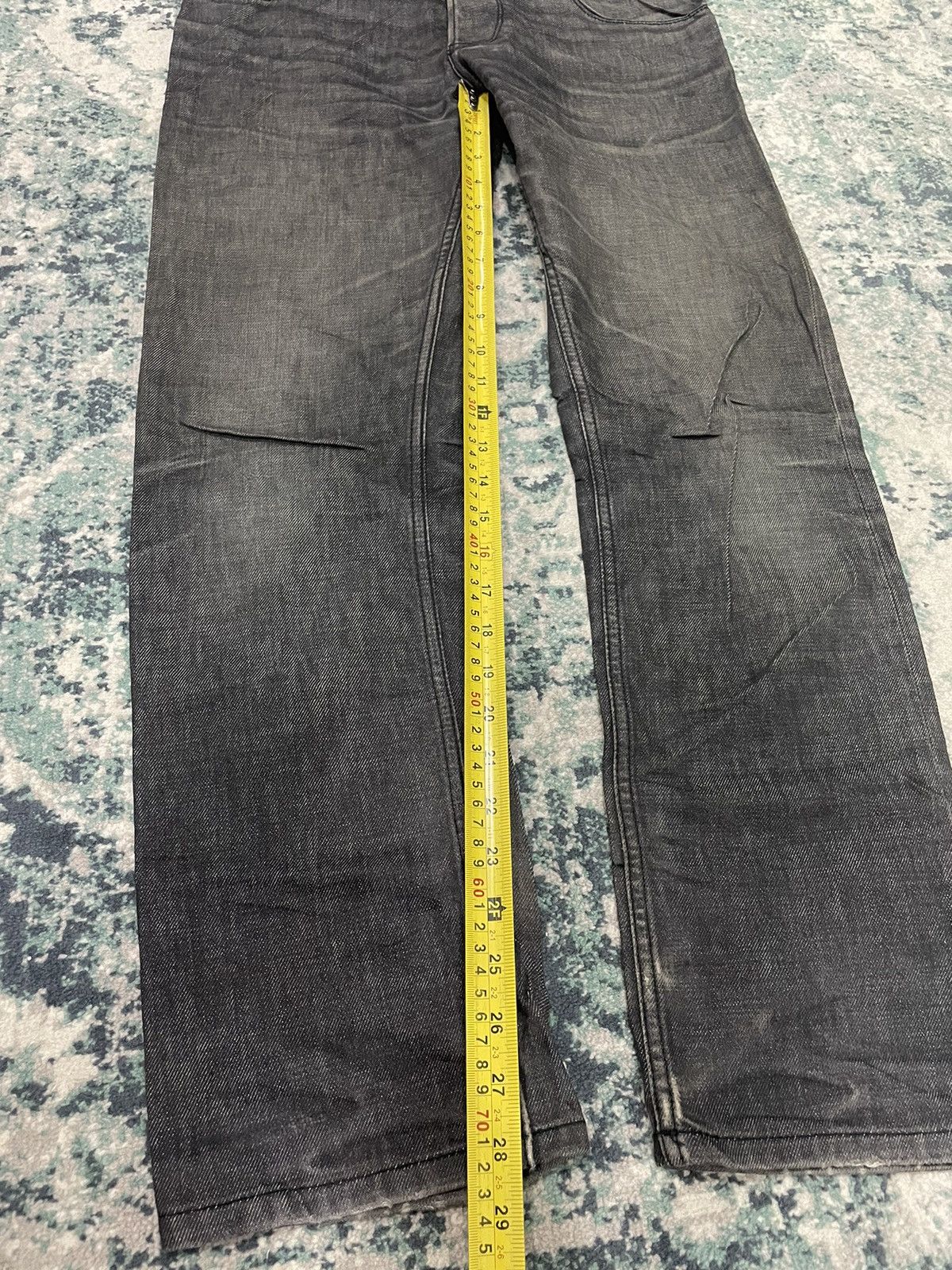 Jil Sander Jil Sander By Raf Simon Waxed Style Distressed Denim Size US 32 / EU 48 - 22 Thumbnail