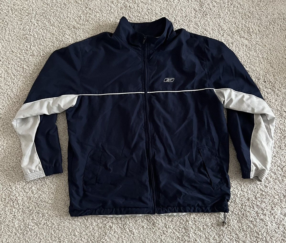 Reebok × Vintage Reebok Vintage Track Jacket- Blue - XL Mens Size US XL / EU 56 / 4 - 1 Thumbnail