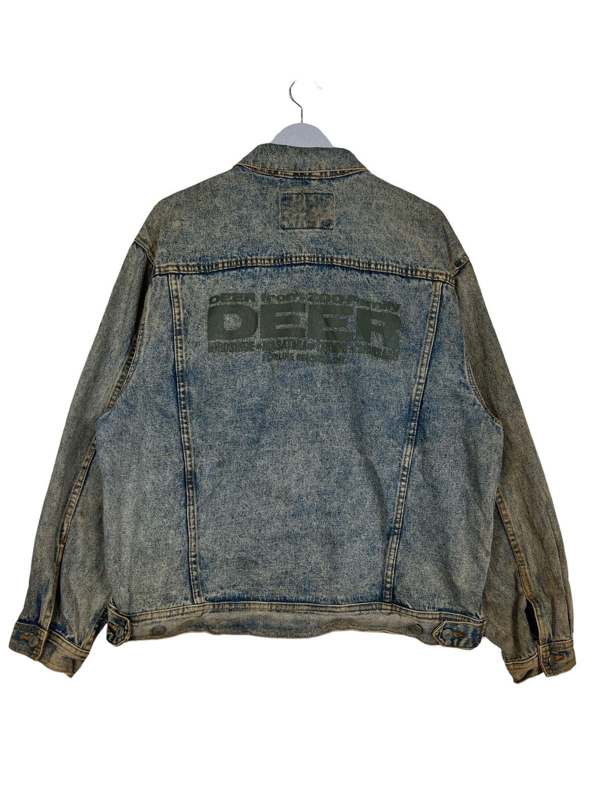 Japanese Brand 🔥 VINTAGE DEER FROM ZOO FAMILY DENIM JACKET Size US L / EU 52-54 / 3 - 8 Thumbnail