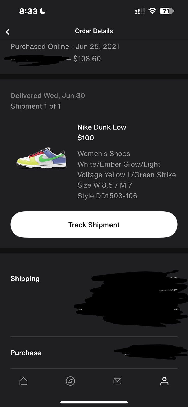 Nike Women’s Nike Dunk Low ‘Green Strike’ Size 8.5 DD1503-106 Size US 8.5 / IT 38.5 - 8 Thumbnail
