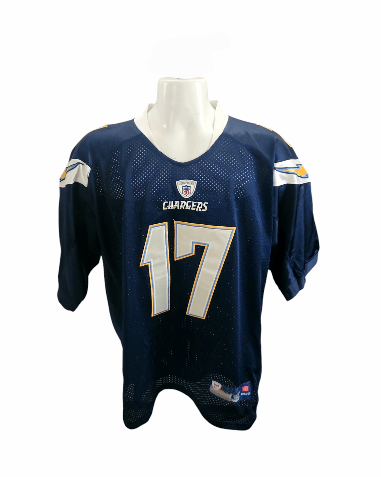 NFL × Reebok × Vintage Reebok San Diego Chargers Philip Rivers #17 NFL Football 50 Size US L / EU 52-54 / 3 - 1 Thumbnail