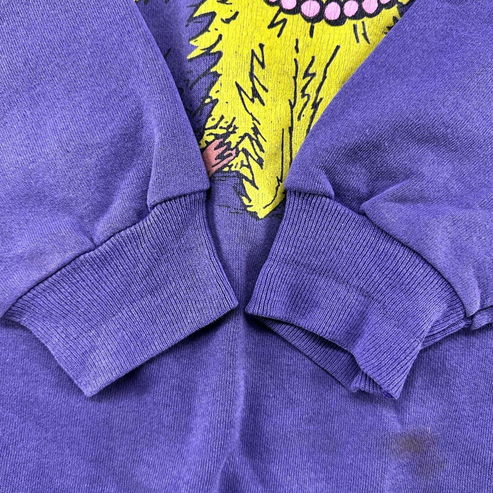 Musto VINTAGE Sweatshirt Mens L Purple Pullover Duck Graphic 90s USA FDA? Size US L / EU 52-54 / 3 - 3 Thumbnail