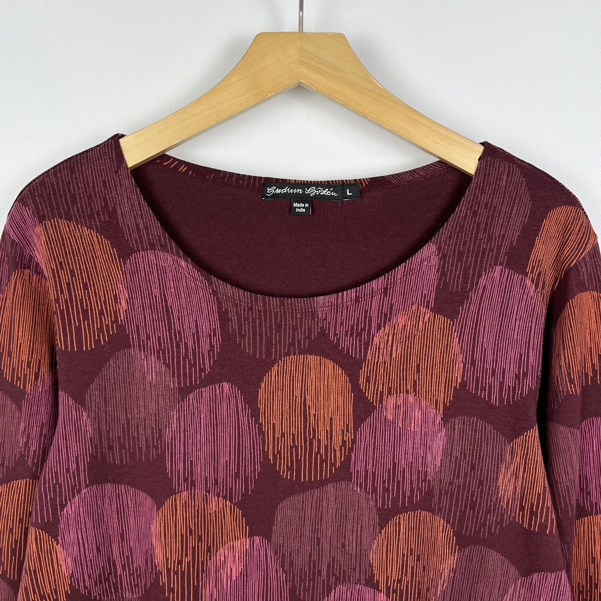 Gudrun Sjoden Ladies Gudrun Sjoden Geometric Pattern Long Sleeve Tunic Size L / US 10 / IT 46 - 6 Thumbnail
