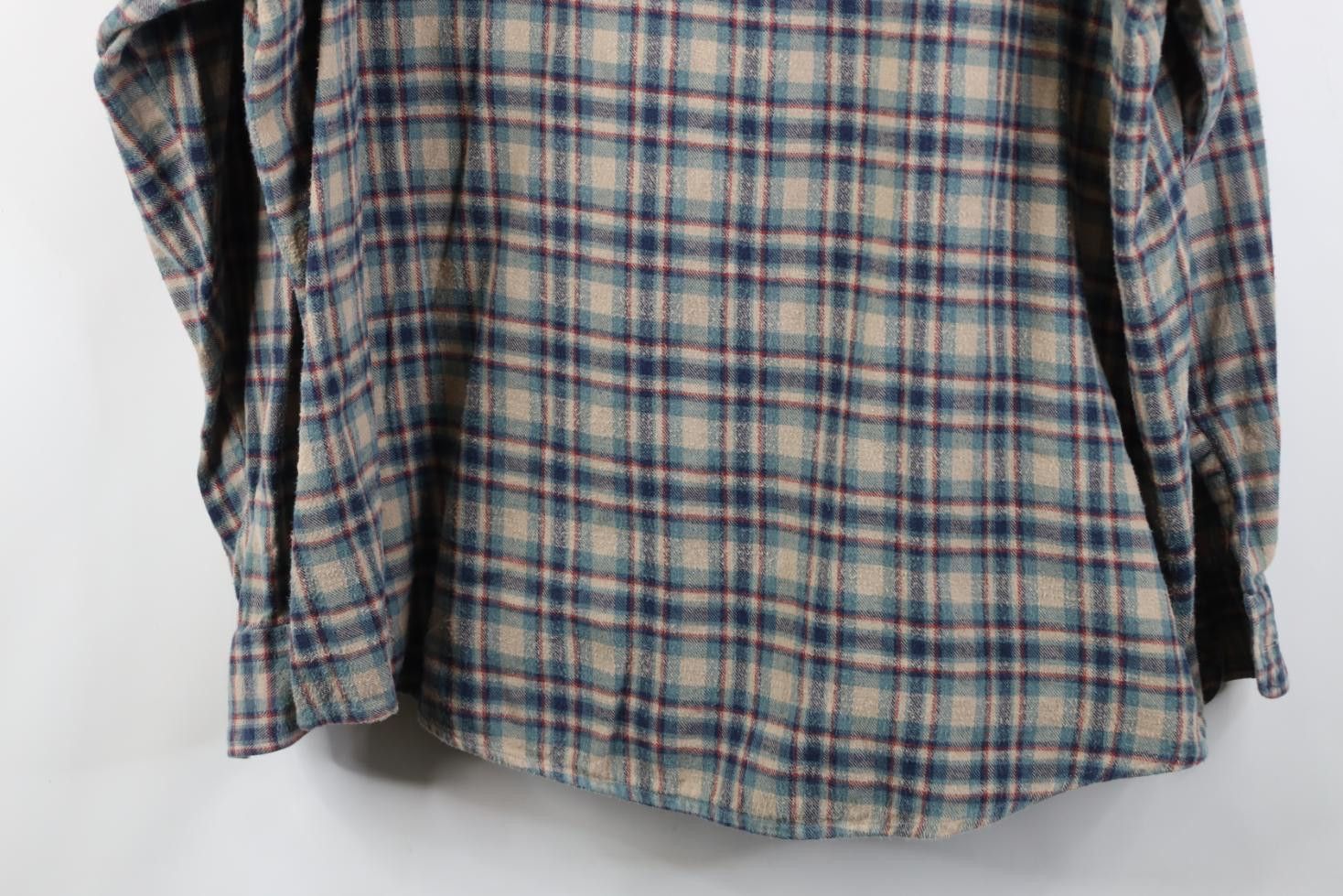 Vintage Vintage 90s Streetwear Flannel Button Down Shirt Plaid Size US XL / EU 56 / 4 - 12 Thumbnail