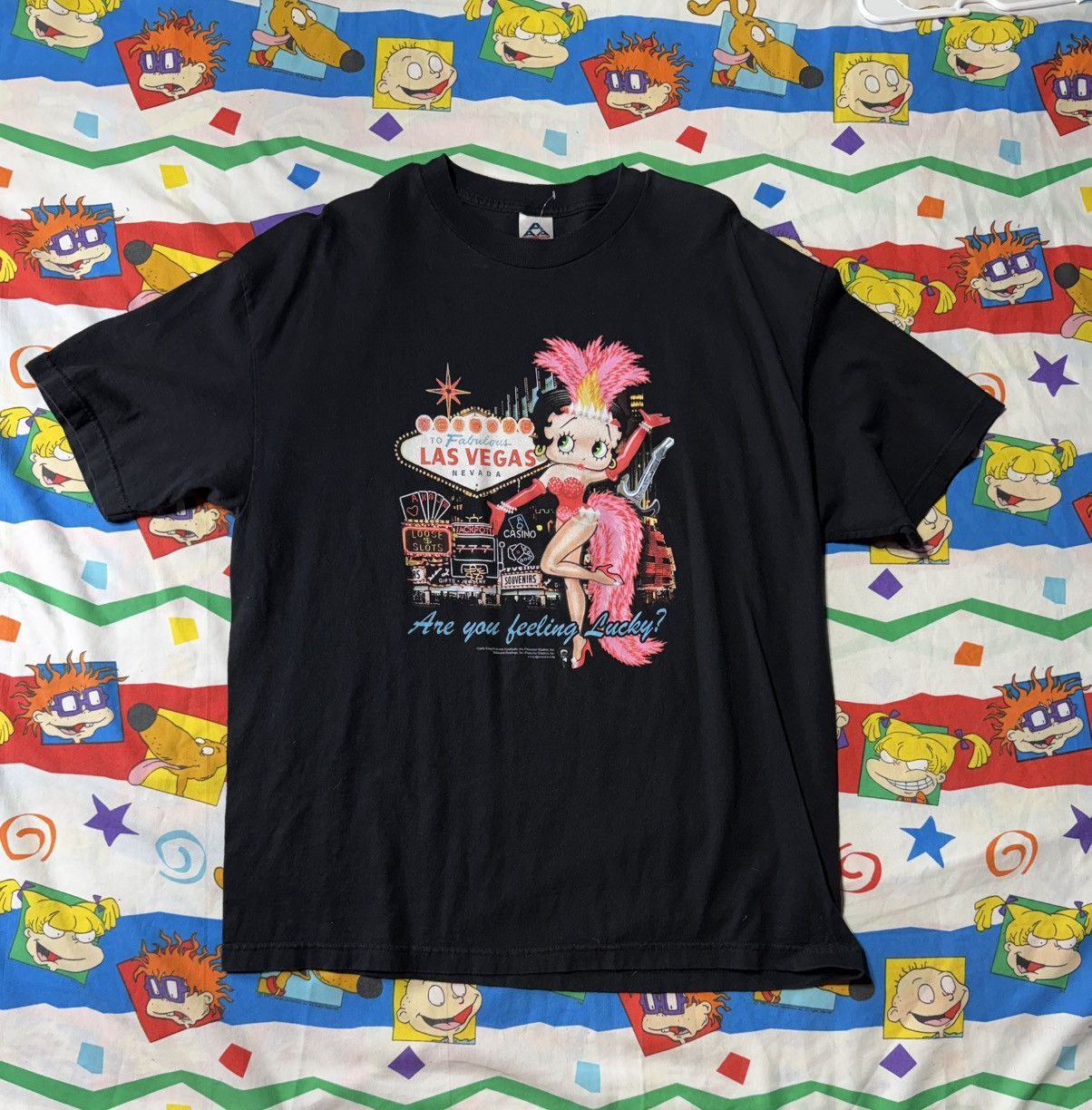 Other Vintage Y2K 2005 Betty Boop Casino T-Shirt Size US XL / EU 56 / 4 - 1 Thumbnail