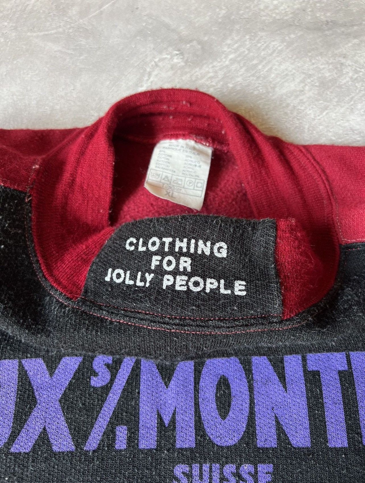 Vintage Vintage 90s Made in Italy Y2k Baggy Sweatshirt Size US XL / EU 56 / 4 - 5 Thumbnail