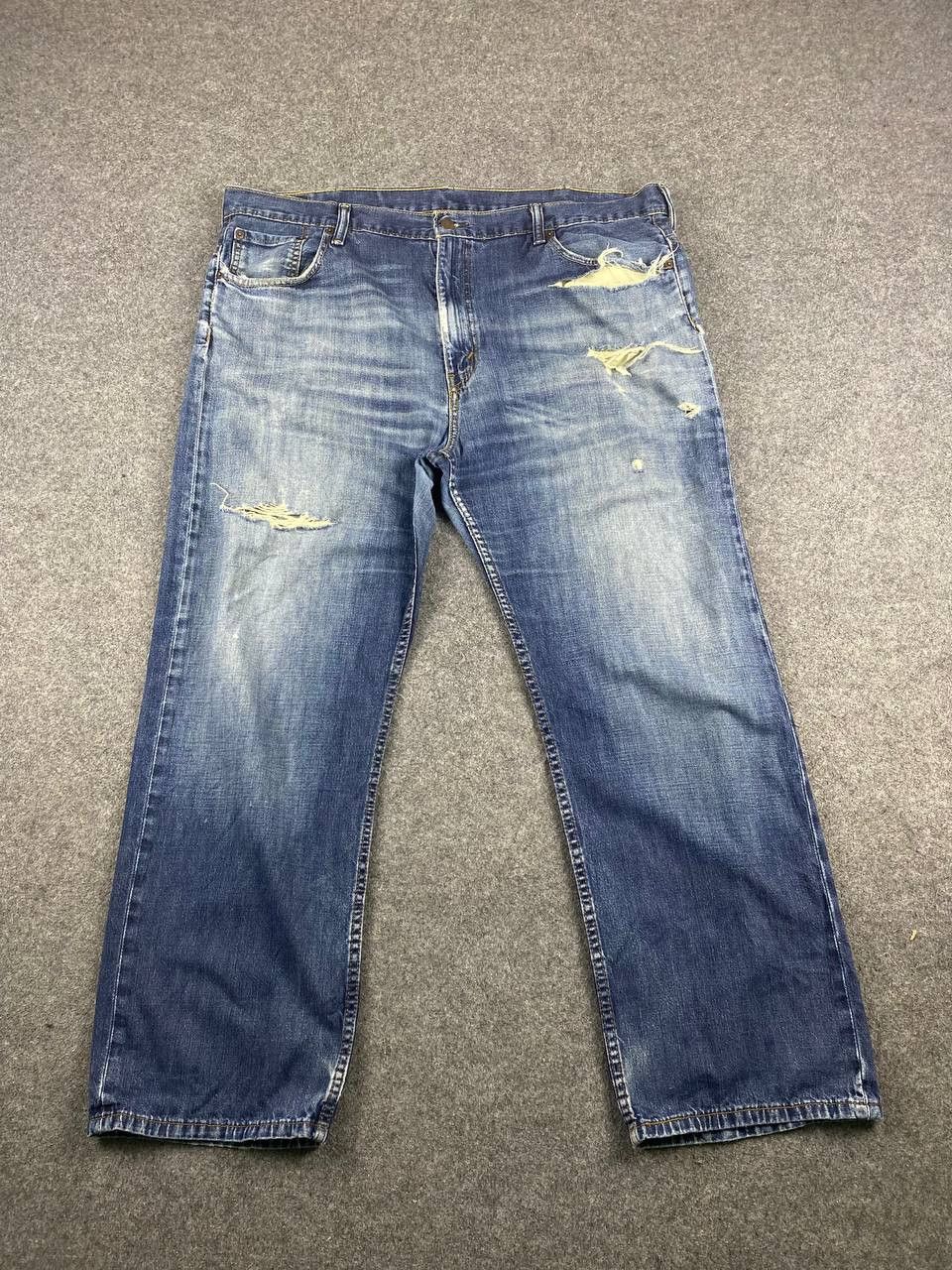 Levi's levis 569 loose straight distressed denim Size US 44 / EU 60 - 8 Thumbnail