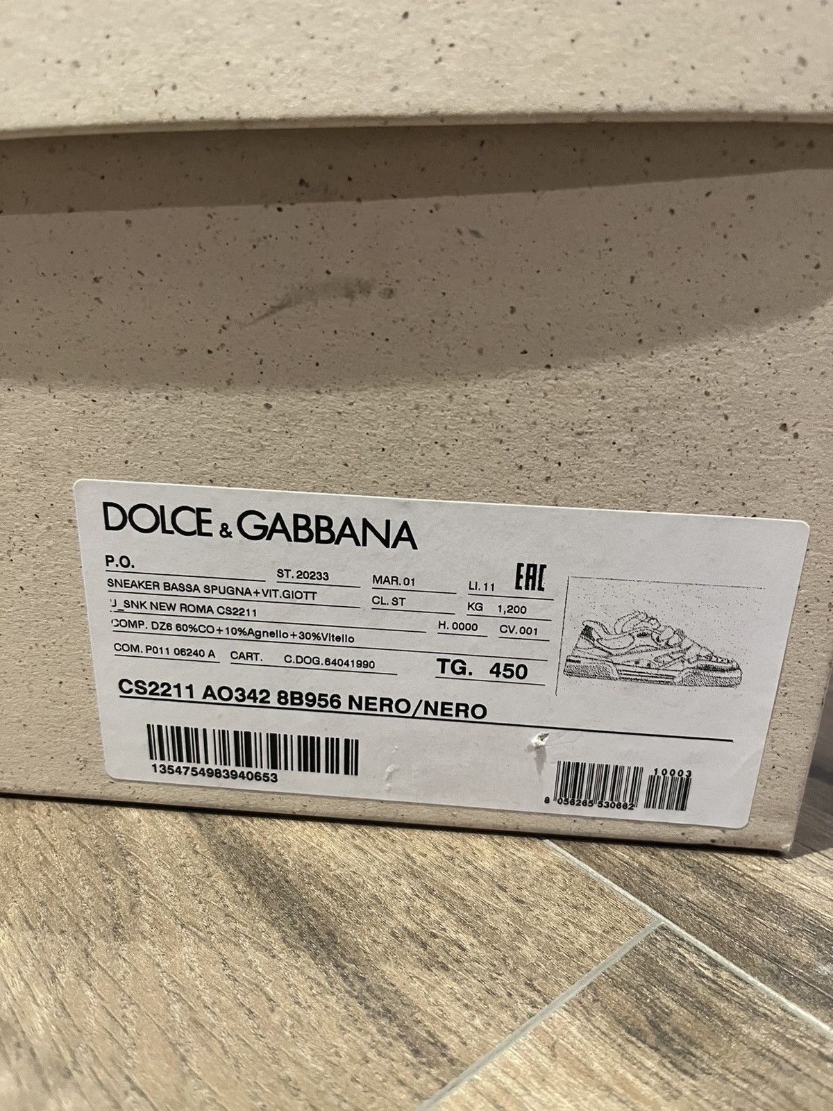 Dolce & Gabbana Dolce & Gabbana New Roma panelled sneakers Size US 12 / EU 45 - 7 Thumbnail