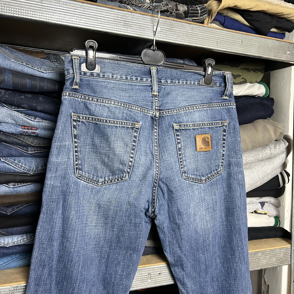 Carhartt Vintage Carhartt Patch Logo Wip Streetwear blue denim jeans Size US 32 / EU 48 - 2 Thumbnail
