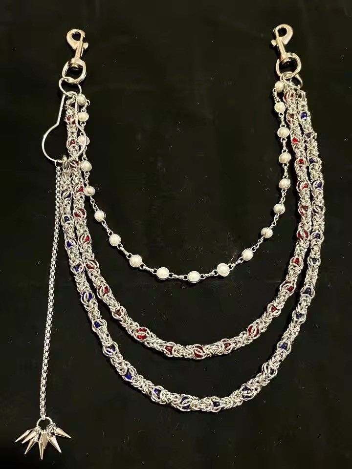 Jewelry Three-Layer Bead Design, Fashionable and Stylish Size ONE SIZE - 2 Thumbnail