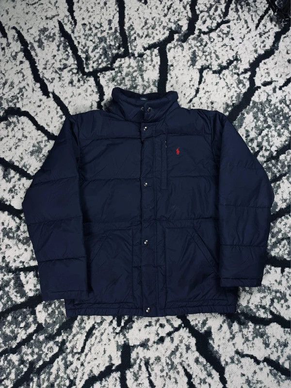 Polo Ralph Lauren Polo Ralph Lauren navy blue S logo down jacket Size S / US 4 / IT 40 - 1 Thumbnail