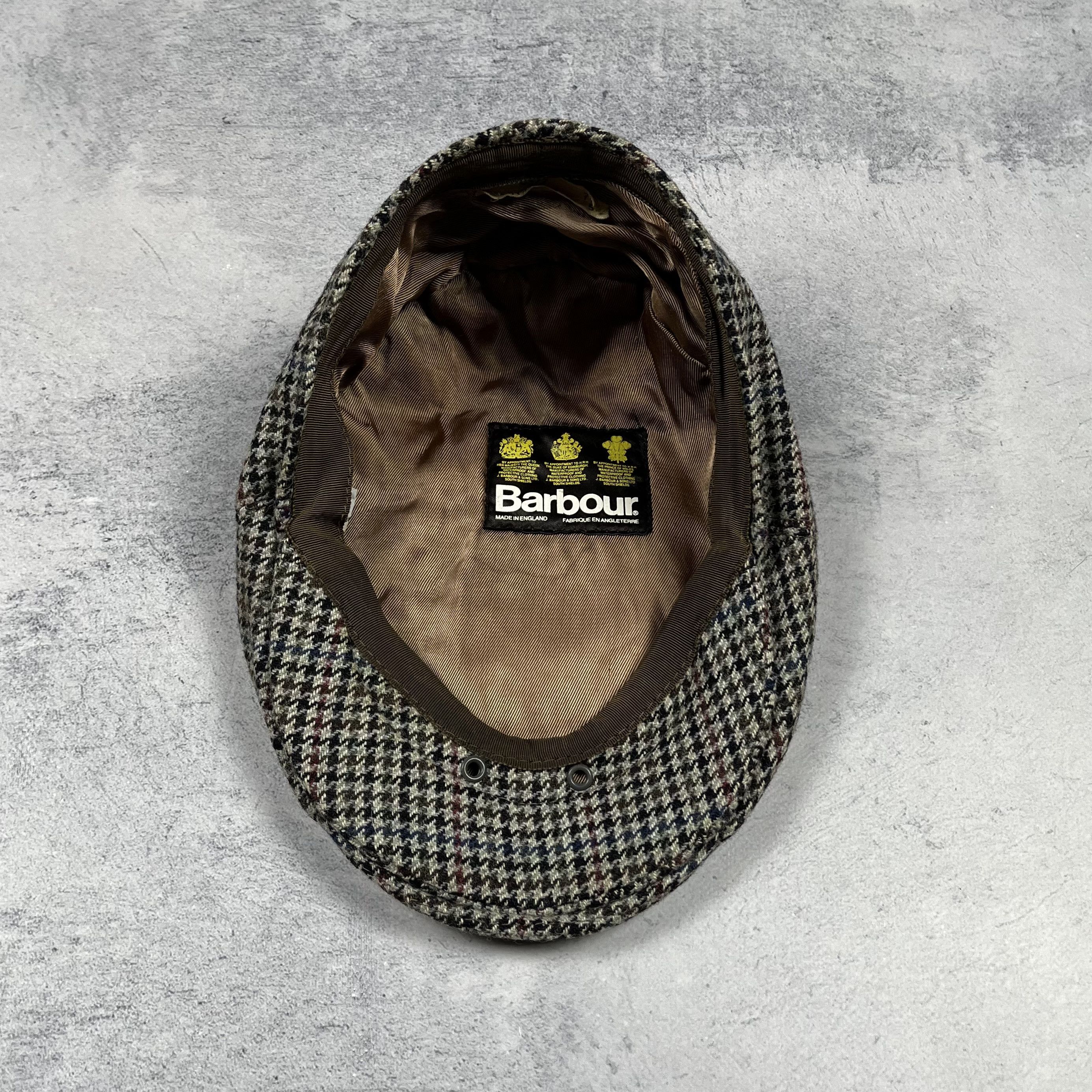 Barbour Vintage Barbour Wool Flat Cap 90’s Size ONE SIZE - 12 Thumbnail
