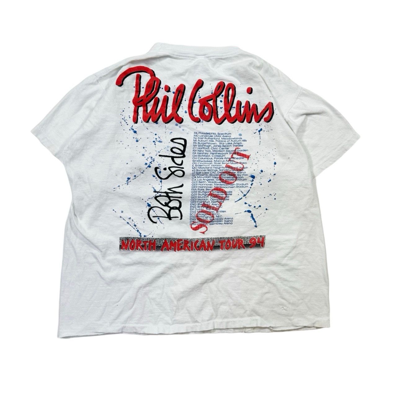 Vintage Vintage 1994 Phil Collins Both Sides Big Print Graphic Size US XL / EU 56 / 4 - 4 Thumbnail
