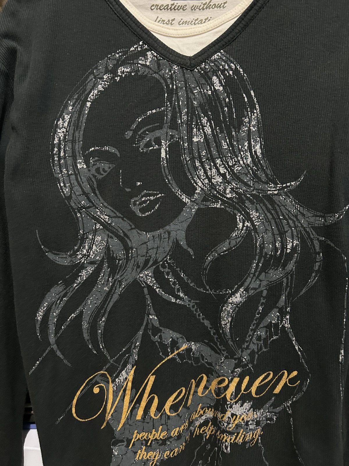 Japanese Brand Strange Heaven longsleeve by hysteric style Size US XL / EU 56 / 4 - 2 Thumbnail