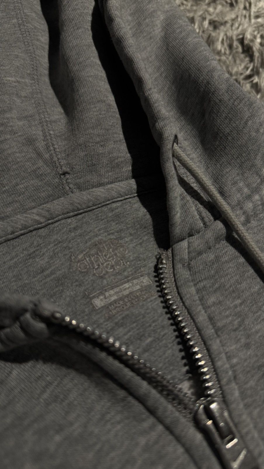 Nike Nike Heather Grey Full-Zip Hoodie Size US M / EU 48-50 / 2 - 3 Thumbnail