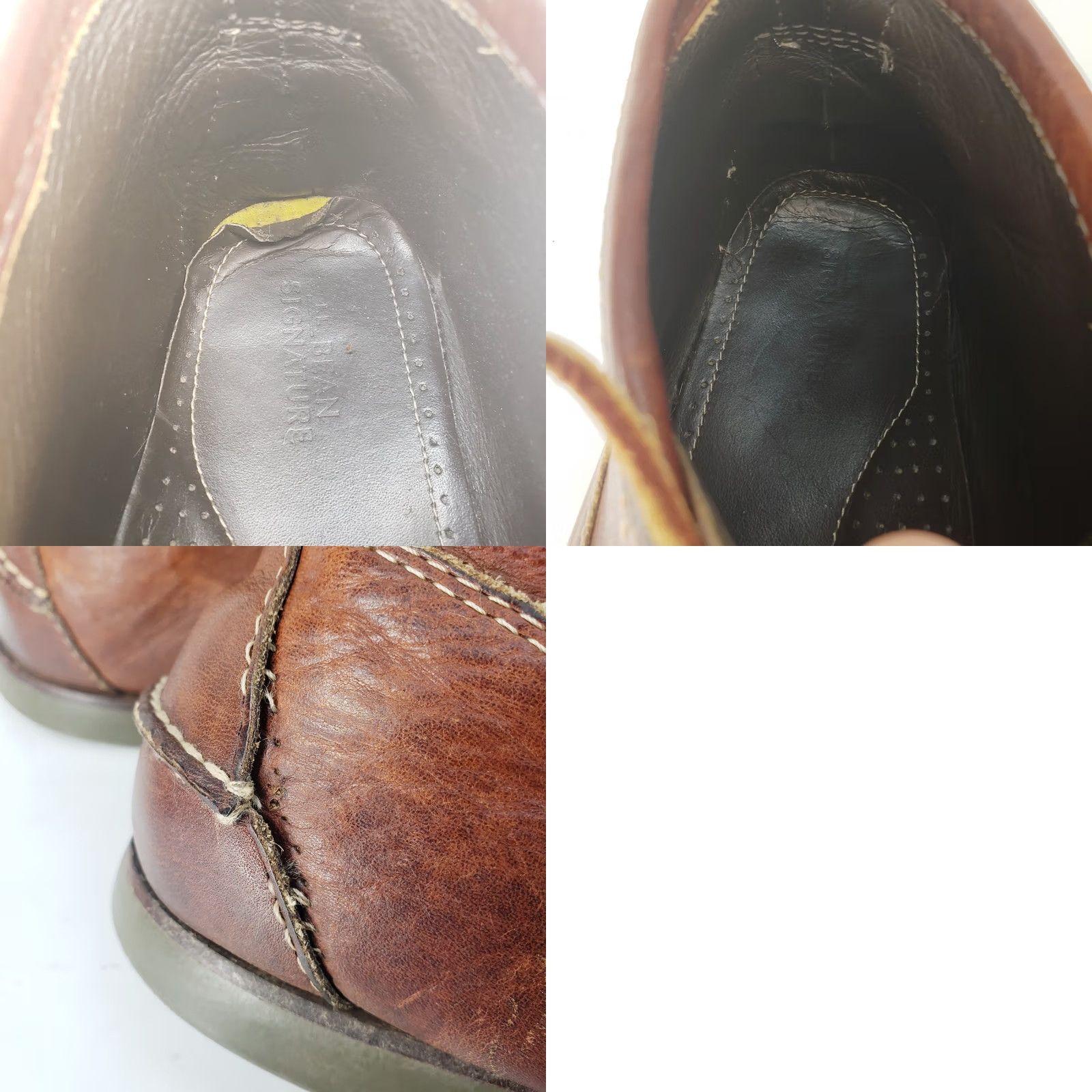 Vintage L.L. Bean Eastport Chukka Boots Mens 10.5 D Brown Leather Moc Toe Casual Dressy Black? Size US 11 / EU 44 - 10 Thumbnail