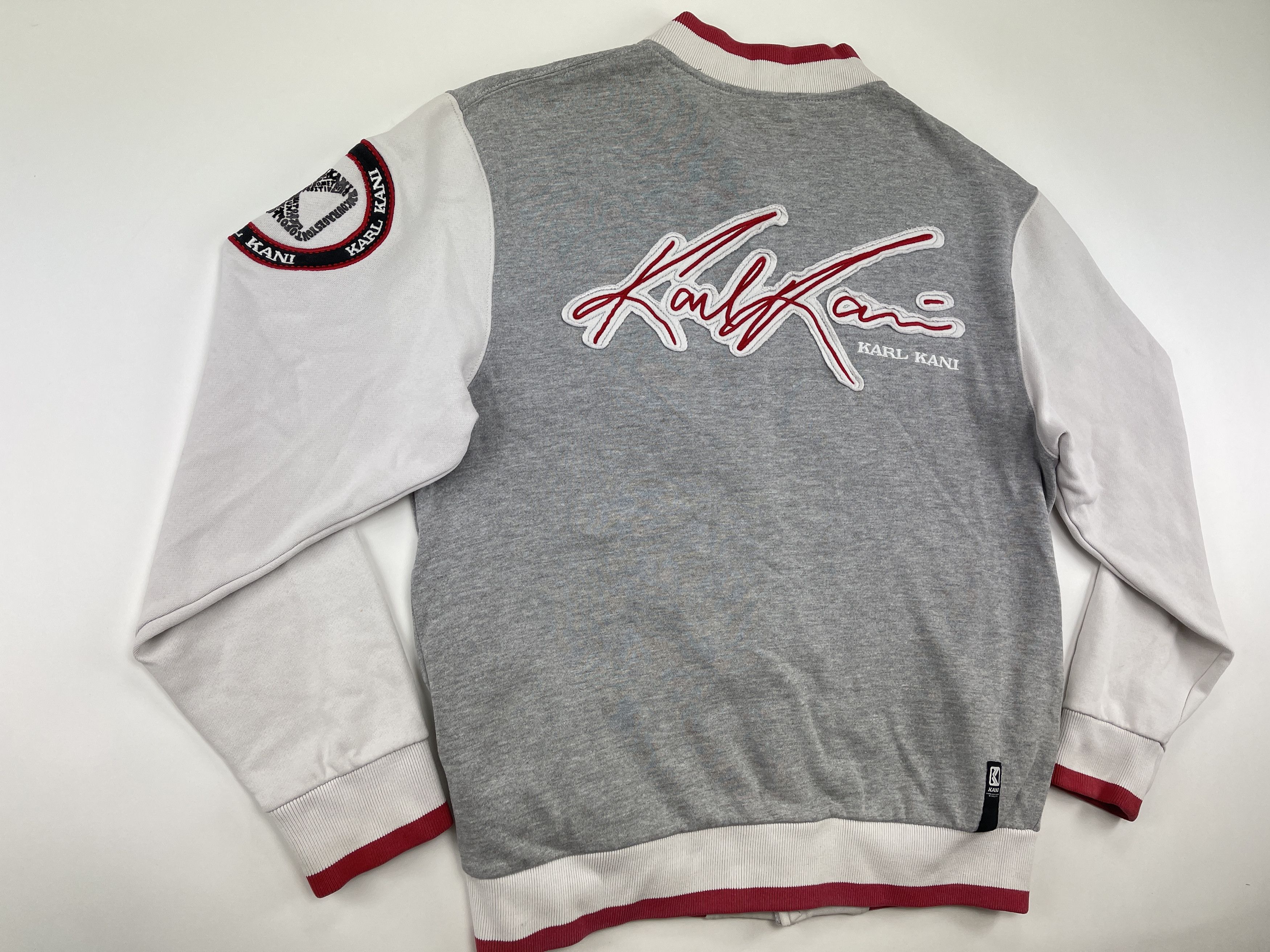 Karl Kani KARL KANI sweatshirt, gray, vintage Kani, 90s hip-hop size M Size US M / EU 48-50 / 2 - 16 Thumbnail