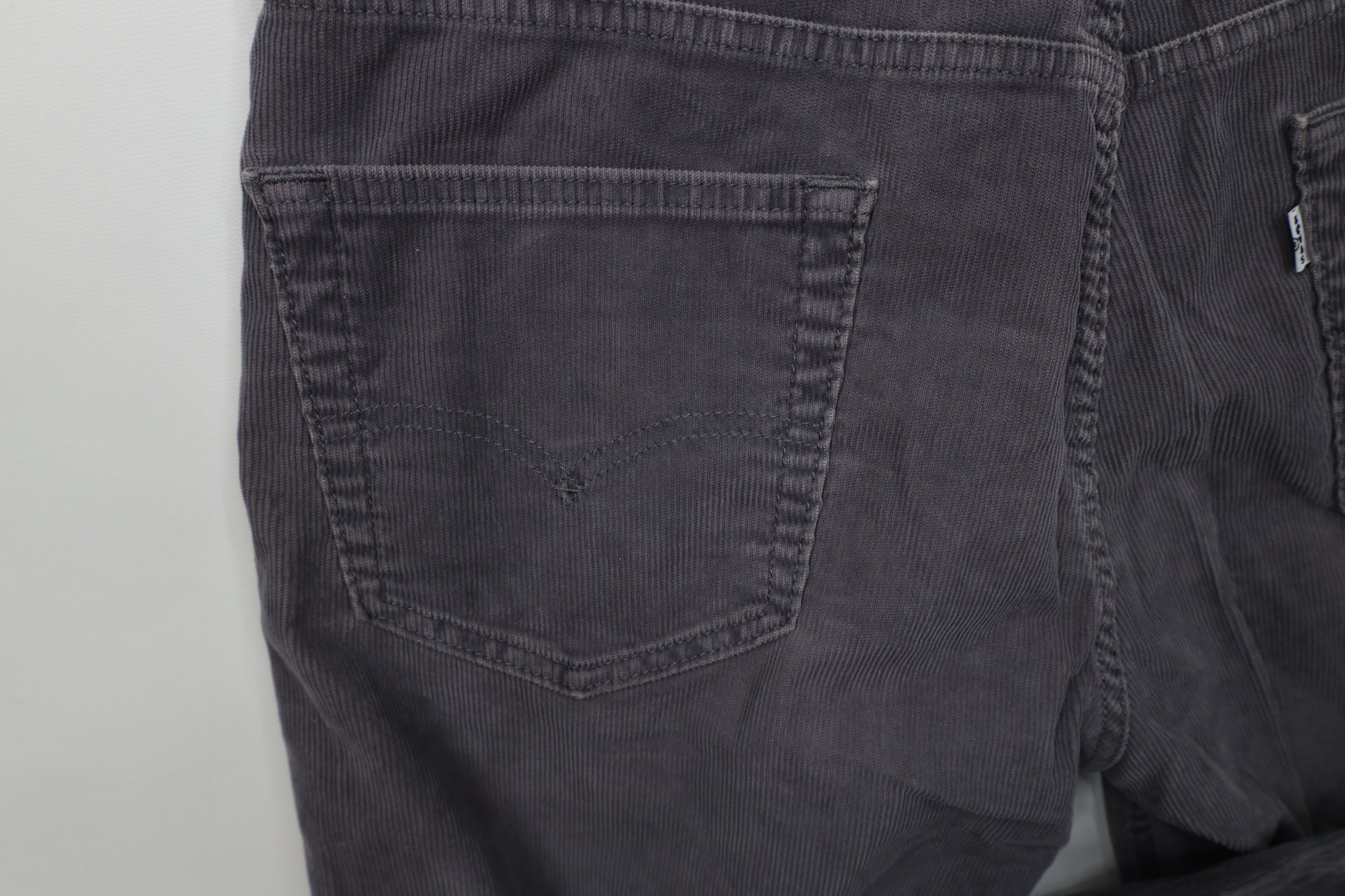 Levi's Vintage 90s Levis 514 Straight Leg Corduroy Pants Gray Size US 33 - 12 Thumbnail