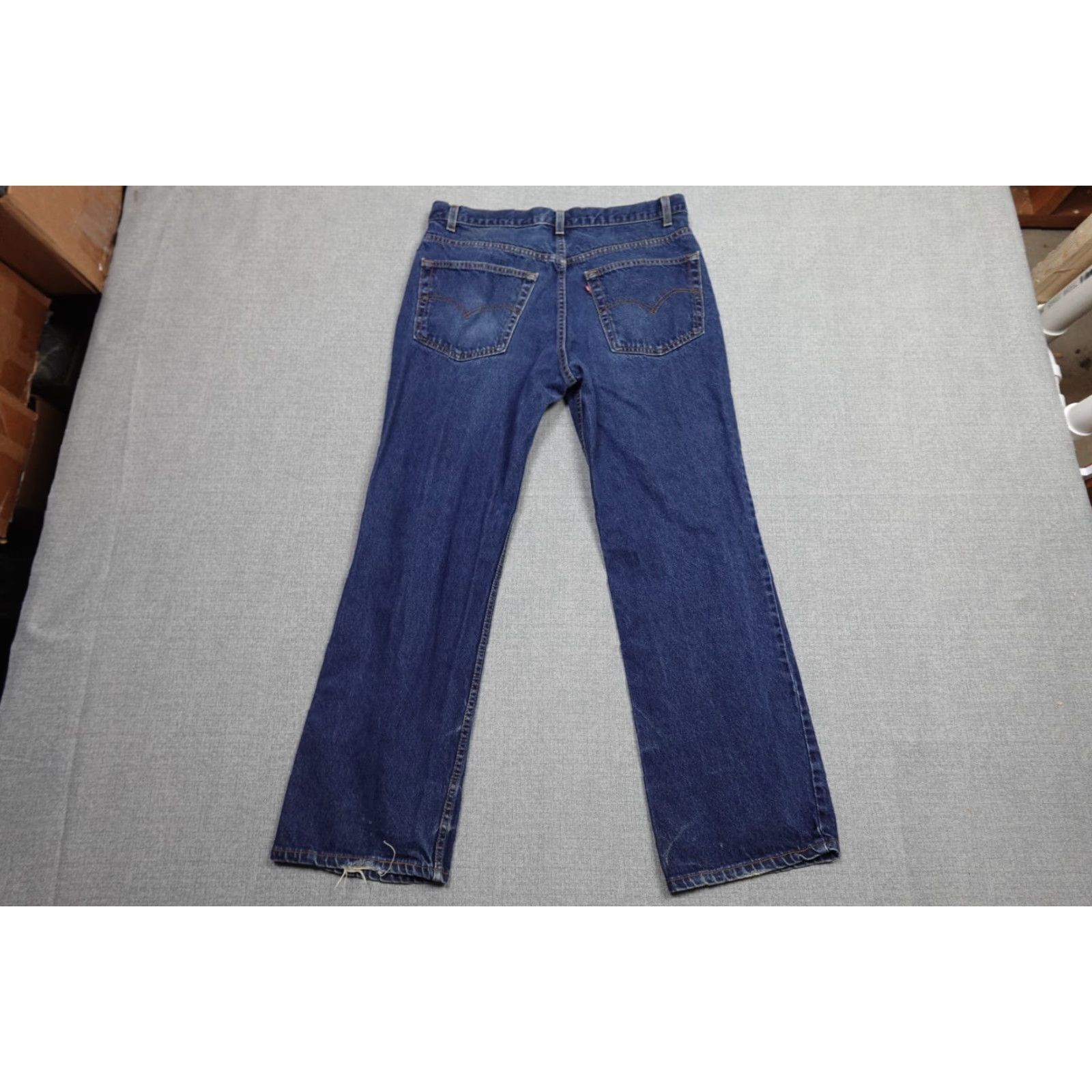Levi's Vintage Levi's 517 Jeans Mens 36x32 Blue Bootcut Dark Wash Western Rancher Jeans Size US 36 / EU 52 - 4 Thumbnail