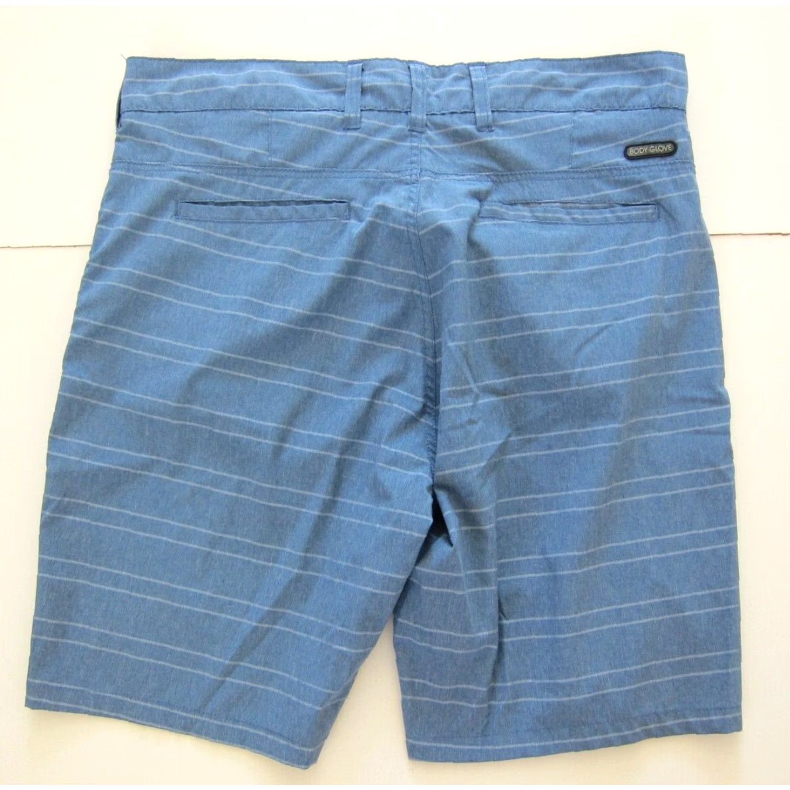 Body Glove Body Glove Blue Stripe Active Stretch Pocket Chino Short Men 38 Size US 38 / EU 54 - 2 Thumbnail