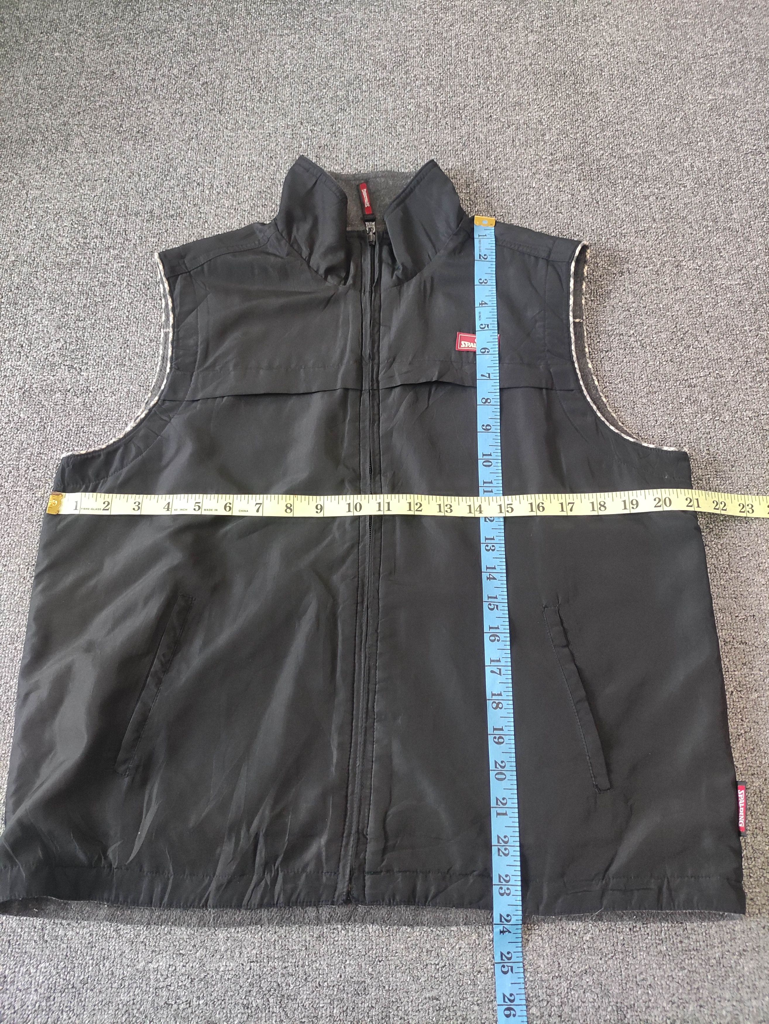 Spalding Vintage Spalding Small Logo Fleece Reversible Vest Zipper Size US L / EU 52-54 / 3 - 11 Thumbnail