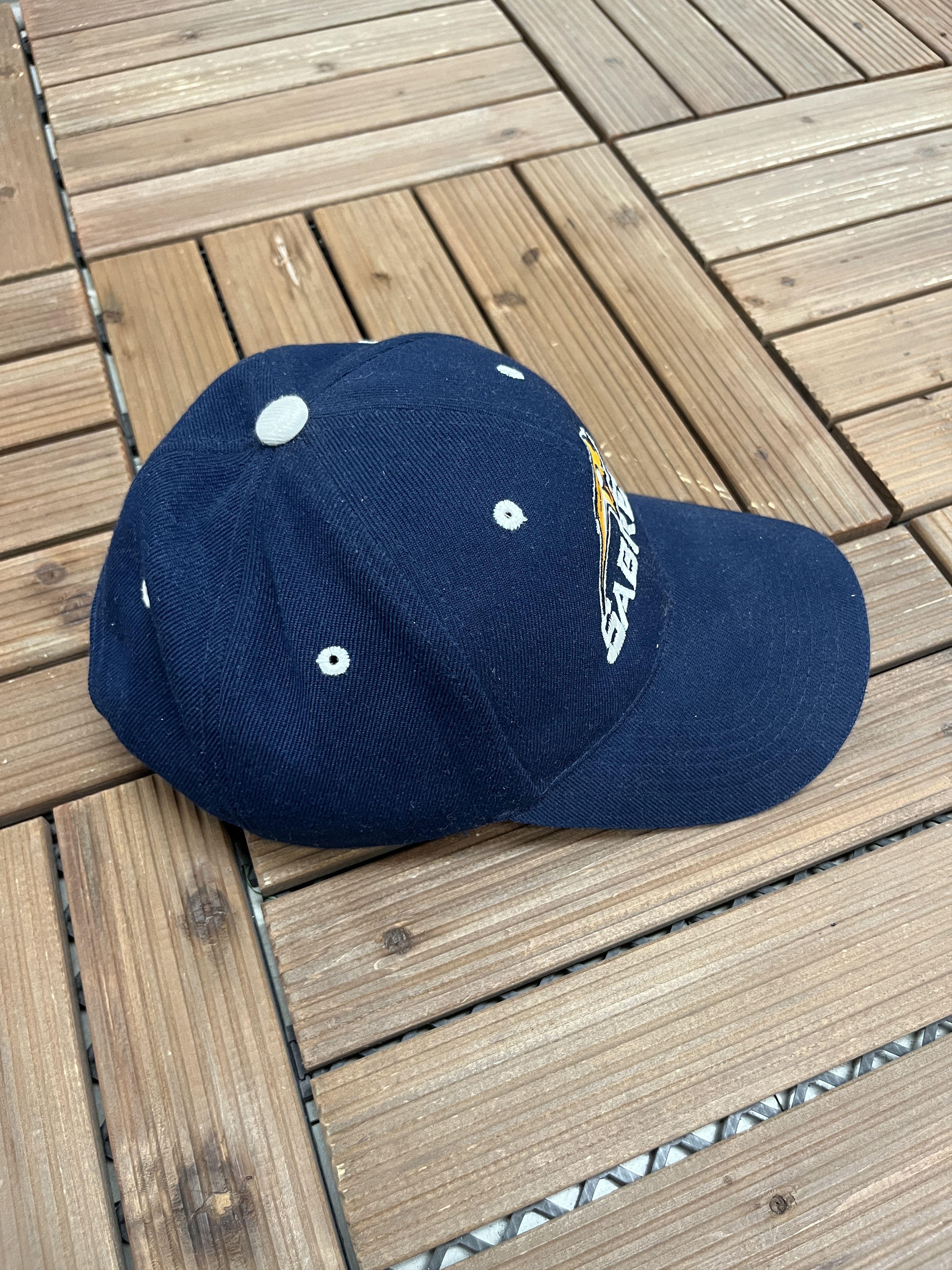 Vintage Buffalo Sabres Vintage Blue Hat Cap Size ONE SIZE - 4 Thumbnail