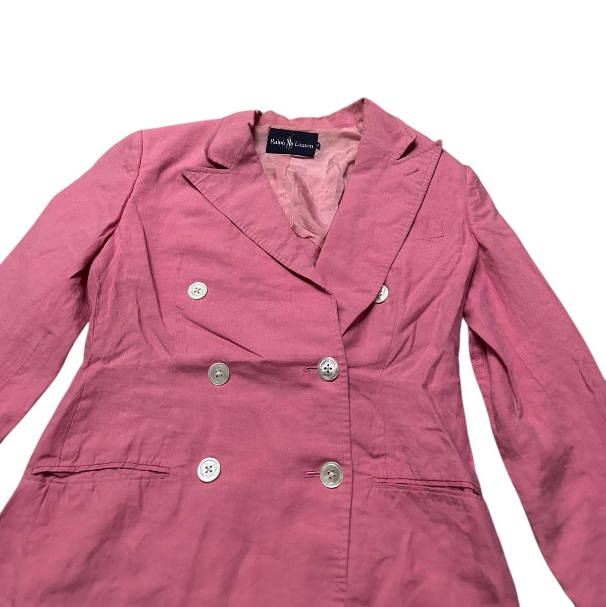 Polo Ralph Lauren Polo ralph lauren double breat hemp blazer Size S / US 4 / IT 40 - 3 Thumbnail