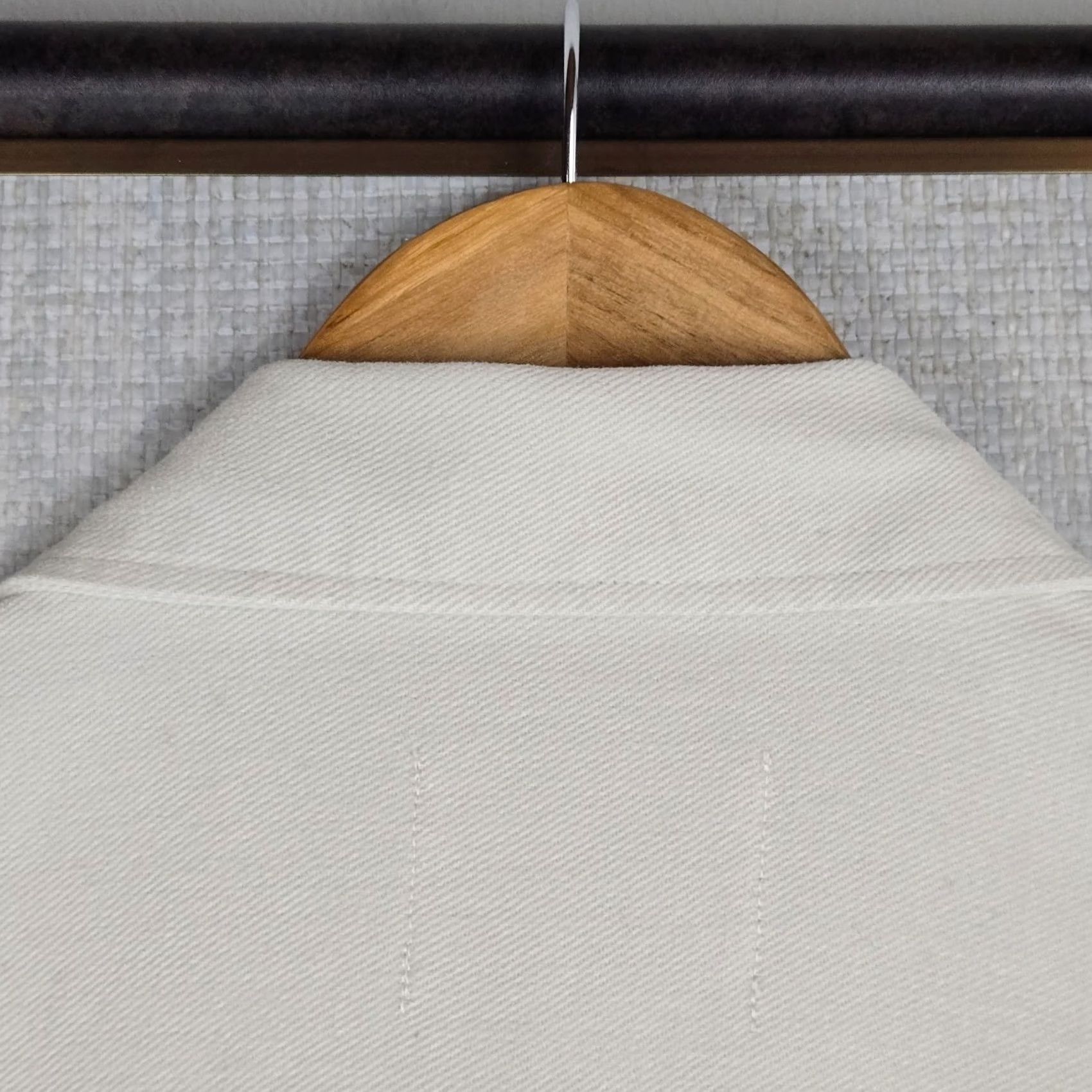 Carhartt A DAYS MARCH Mens Large Snap Front Chore Coat Tencel/Cotton Twill Ivory Jacket Size US L / EU 52-54 / 3 - 7 Thumbnail