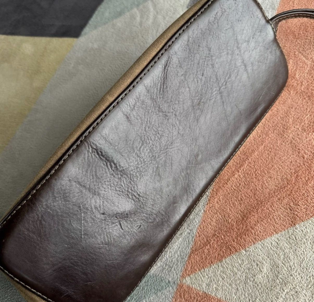 RRL Ralph Lauren RRL Ralph Lauren Double RL Canvas Clutch / Toiletry Bag K22 Size ONE SIZE - 2 Thumbnail
