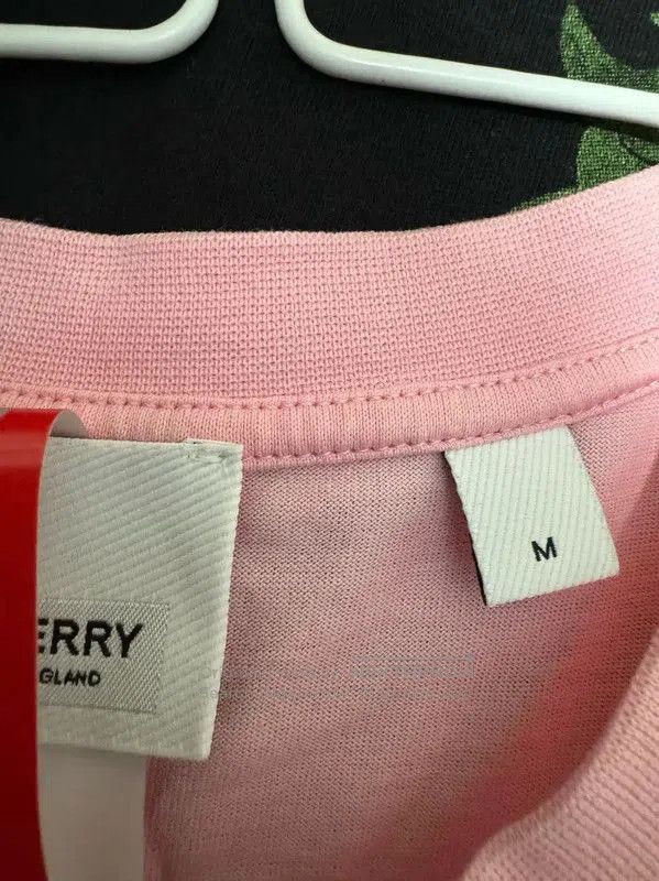Burberry Burberry Pink Cotton Embroidered Logo T. Size US M / EU 48-50 / 2 - 3 Thumbnail