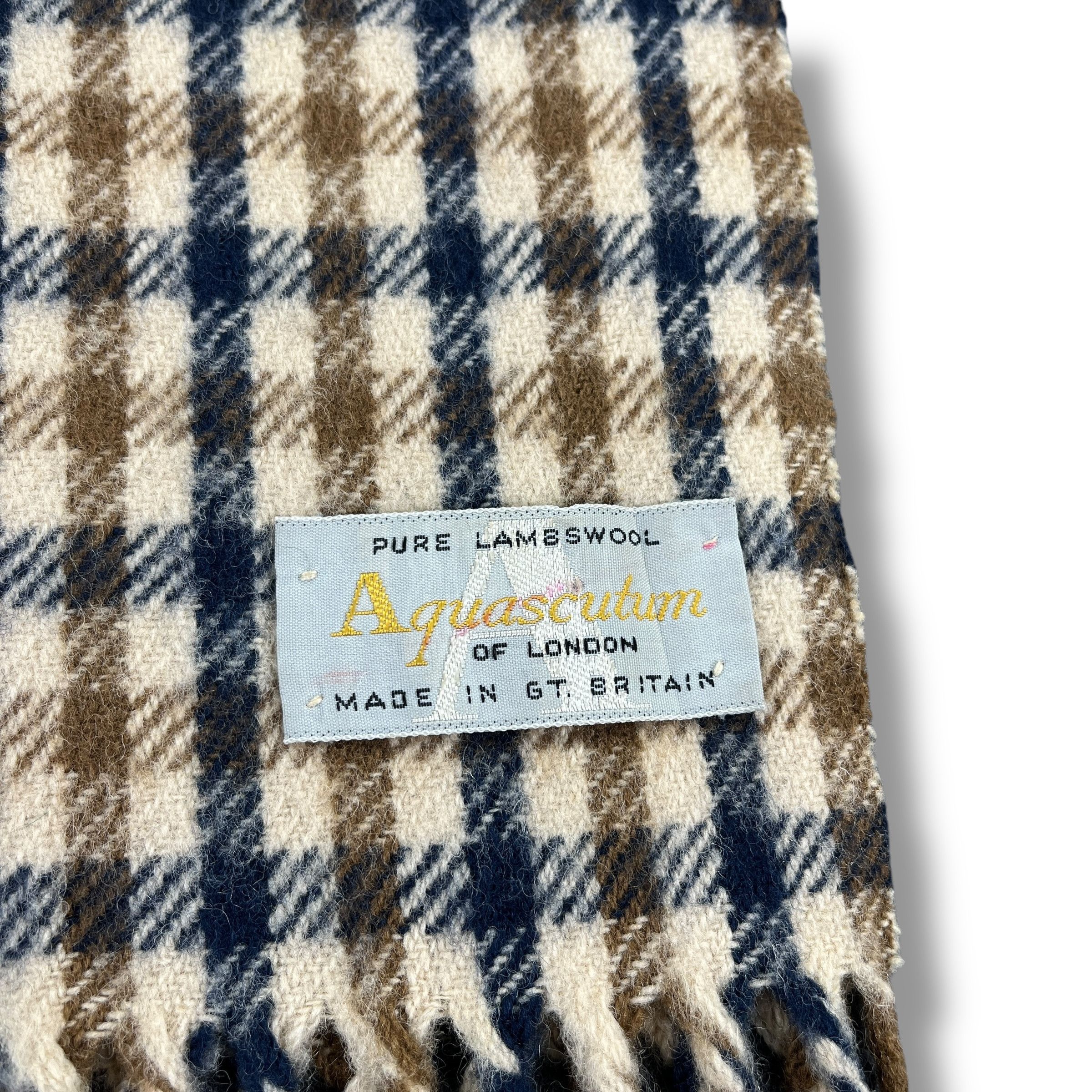 Aquascutum Aquascutum Scarf / Muffler / Neckwear T993 Size ONE SIZE - 5 Thumbnail