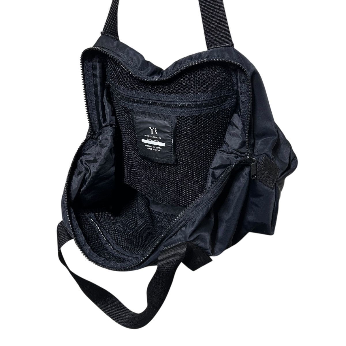 Yohji Yamamoto 572 00s Y's Yohji Yamamoto bag black top handle duffle nylon Size ONE SIZE - 4 Thumbnail