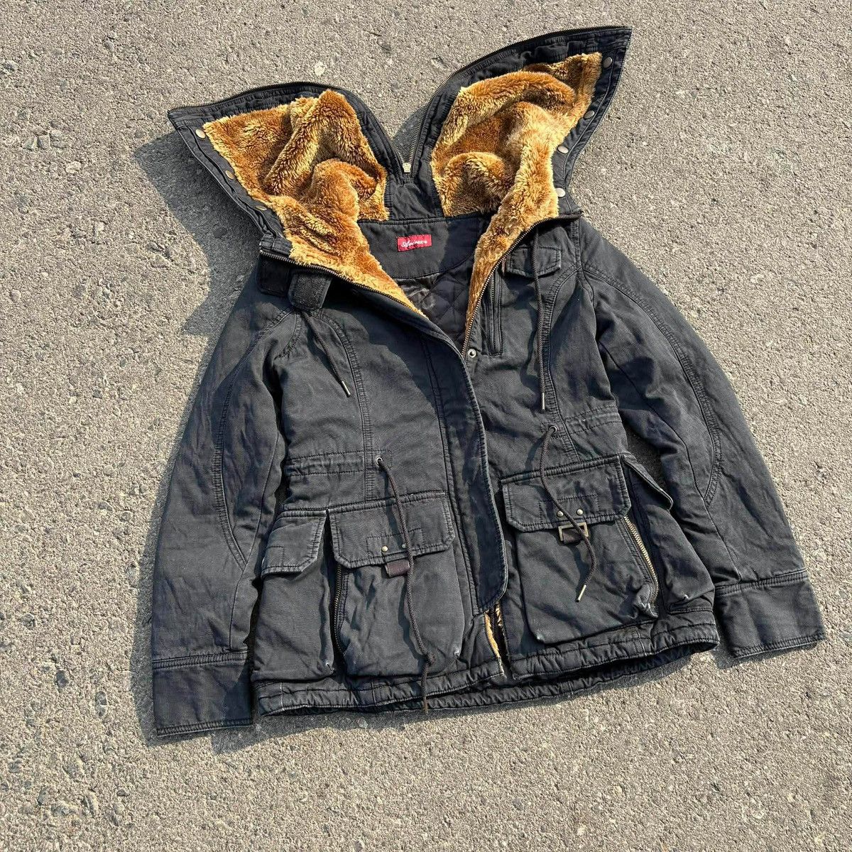 Avirex ❌SOLD❌AVIREX SURVIVAL BONDAGE FUR HOODIE JACKET Size S / US 4 / IT 40 - 1 Thumbnail