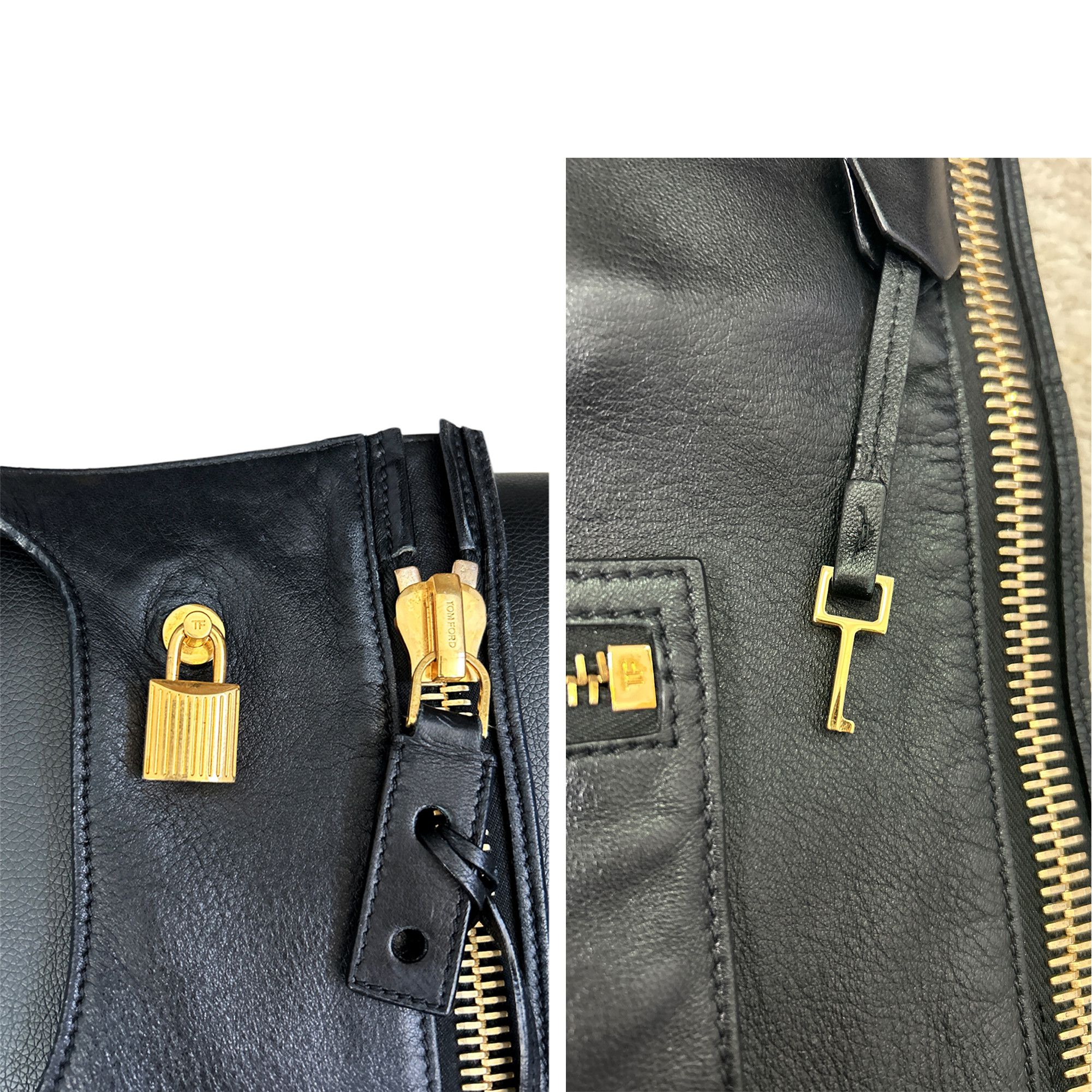 Tom Ford Tom Ford Alix Grained Leather Flat Shoulder Bag Size ONE SIZE - 5 Thumbnail