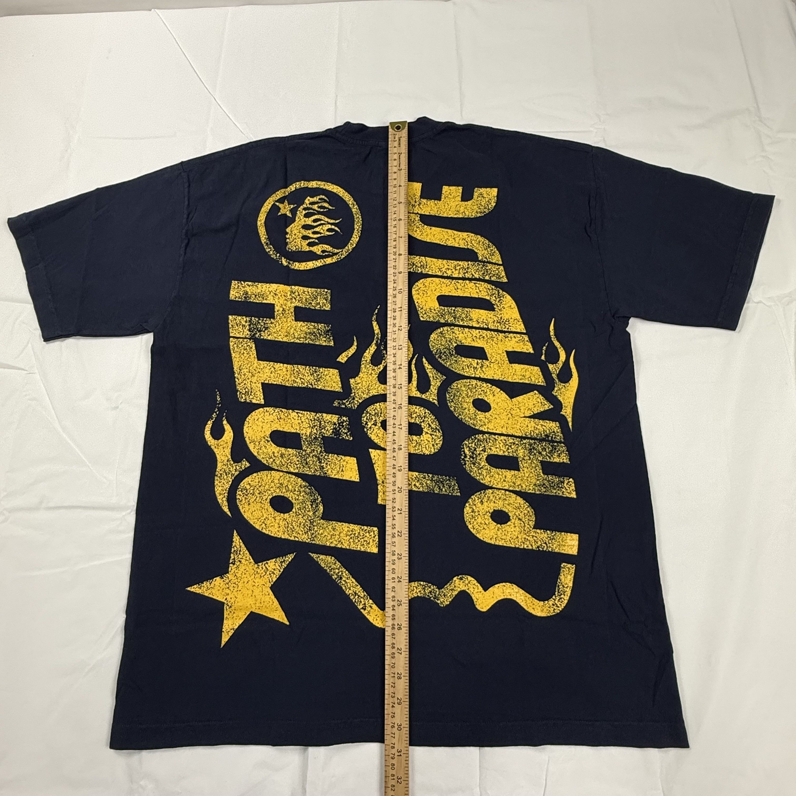 HELLSTAR Hellstar Path To Paradise T-Shirt Navy Yellow XL Size US XL / EU 56 / 4 - 3 Thumbnail