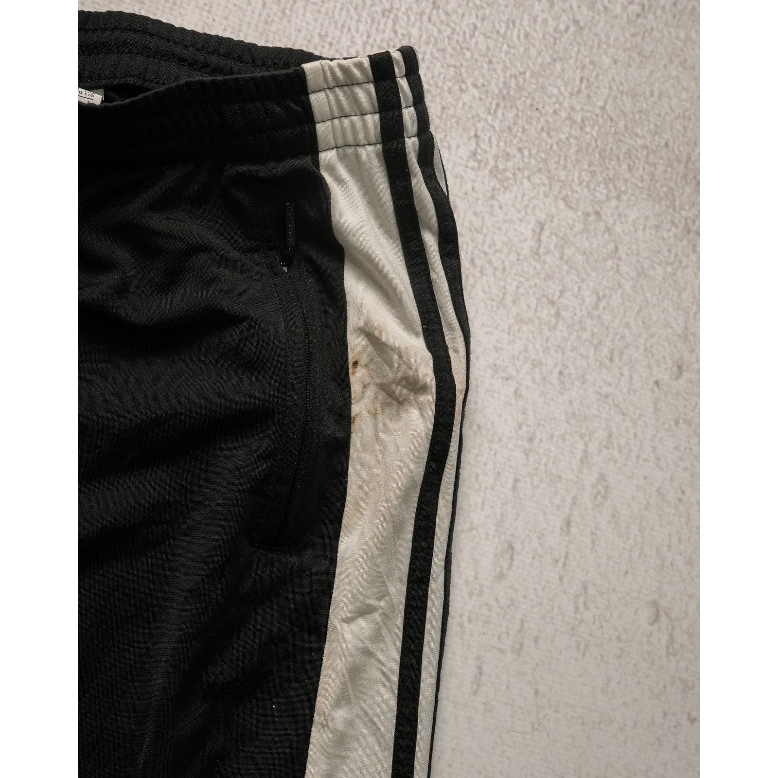 Adidas Vintage 90s Adidas Black Tearaway Track Pants - Men's Large Size US 32 / EU 48 - 5 Thumbnail