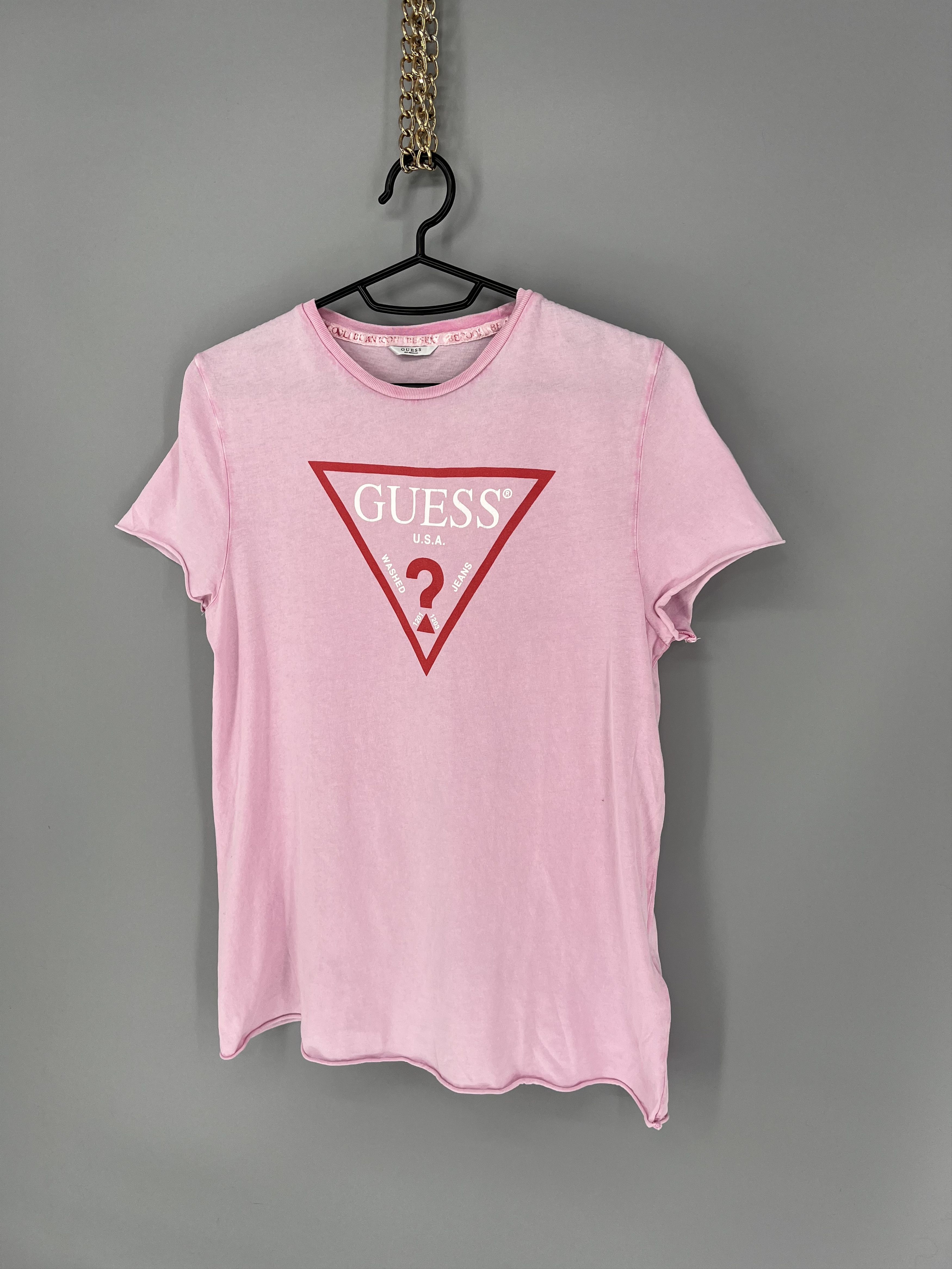Guess Guess Short Sleeve Tshirt Big Logo Spellout Jumpe Size M / US 6-8 / IT 42-44 - 3 Thumbnail