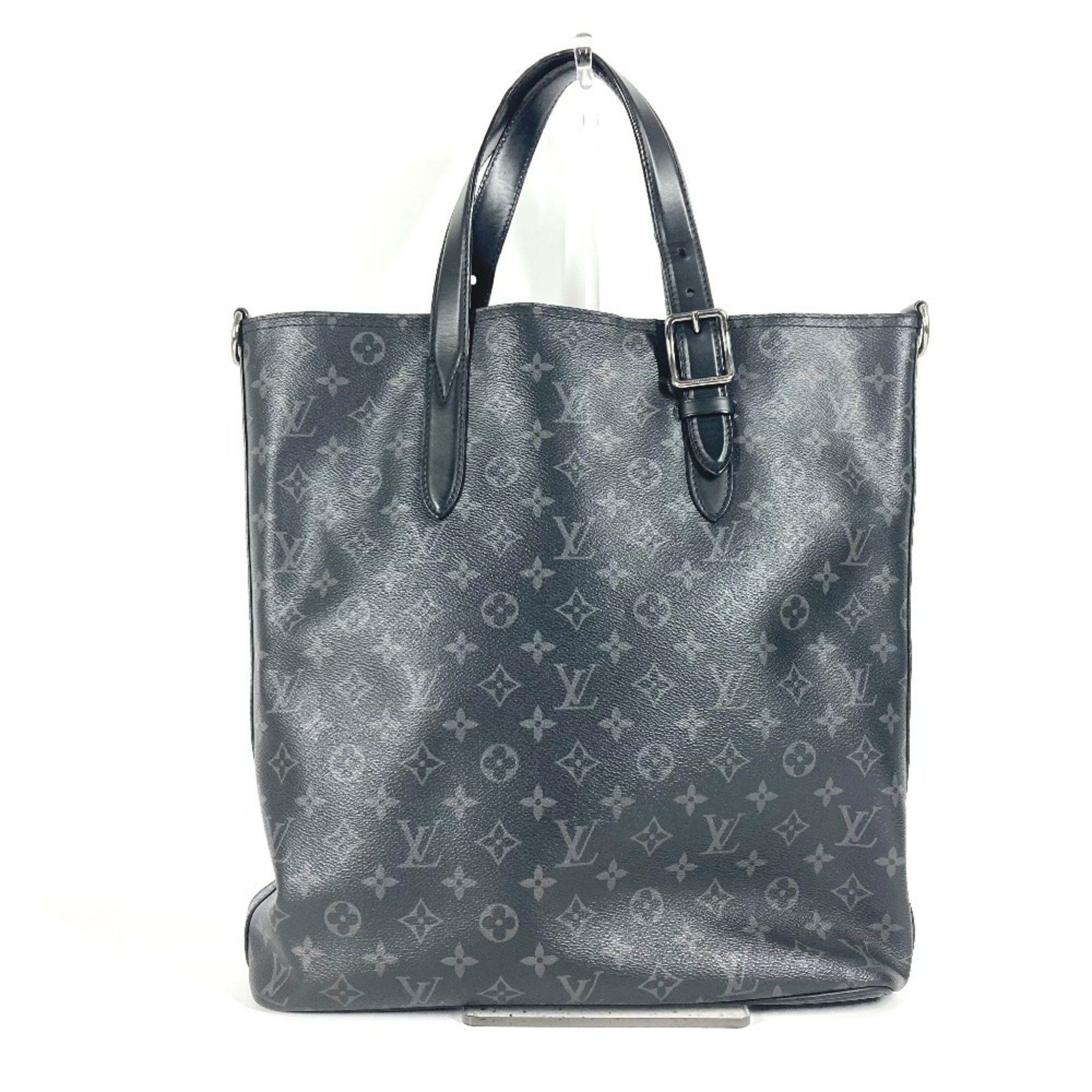 Louis Vuitton M43421 Monogram Eclipse Apollo Tote Bag Shoulder 2Way Canvas Men's Women's Black