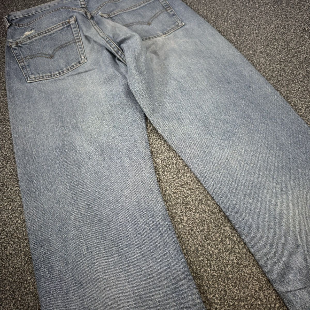 Levi's Vintage Clothing Vintage Big E Levis 502xx Selvedge 80s 90s Faded Aging Denim Size US 29 - 11 Thumbnail