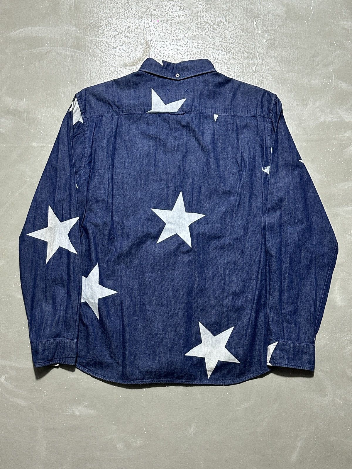 Sophnet. Sophnet. Star Denim Button Down Shirt Size US M / EU 48-50 / 2 - 2 Thumbnail