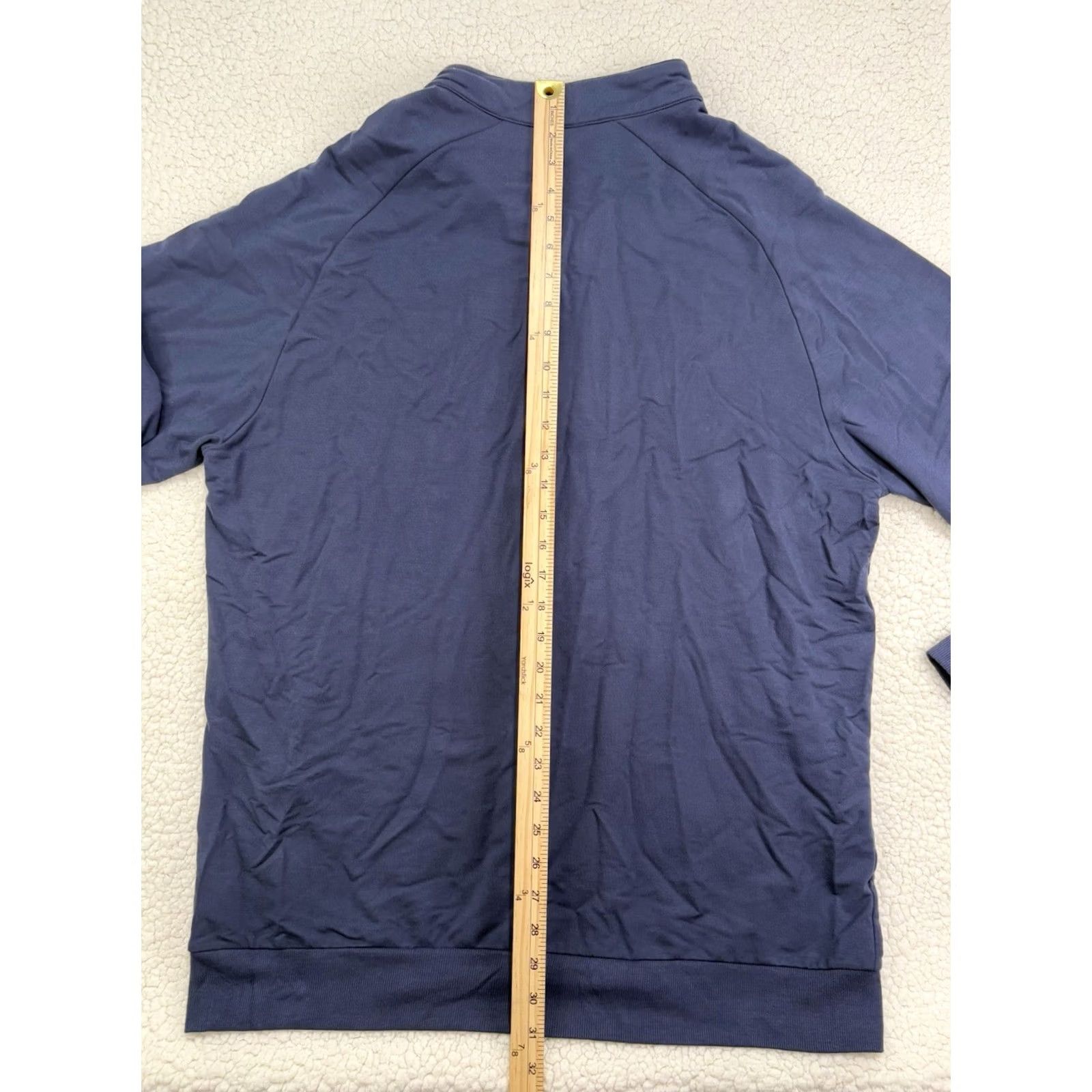 TravisMathew Travis Mathew Golf Pullover Mens XL Navy Blue Stretch Performance 1/4 Zip Size US XL / EU 56 / 4 - 8 Thumbnail