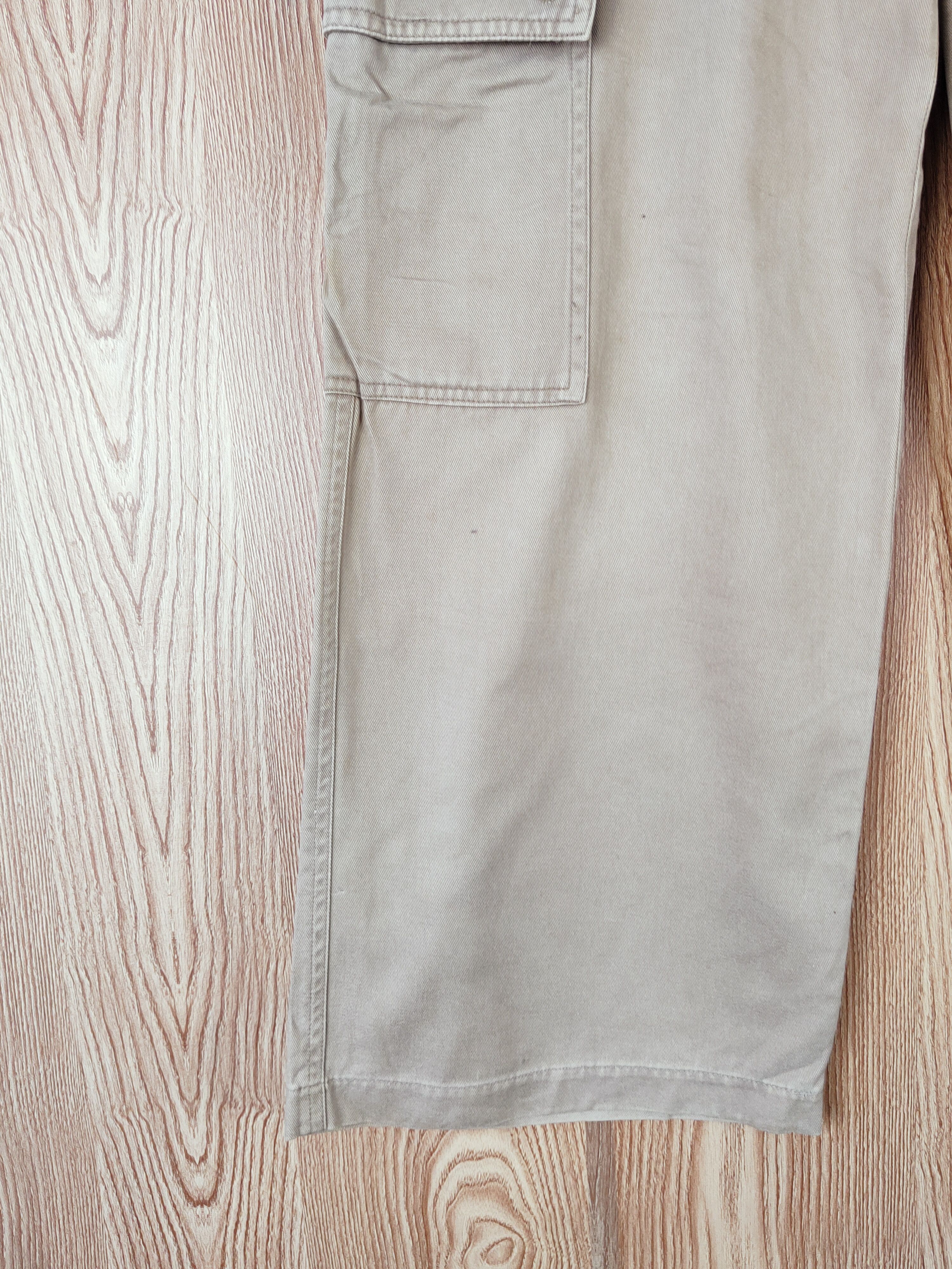 Japanese Brand Rio Sister Division Beige Multipocket Cargo Pants #W458 Size 29" - 4 Thumbnail