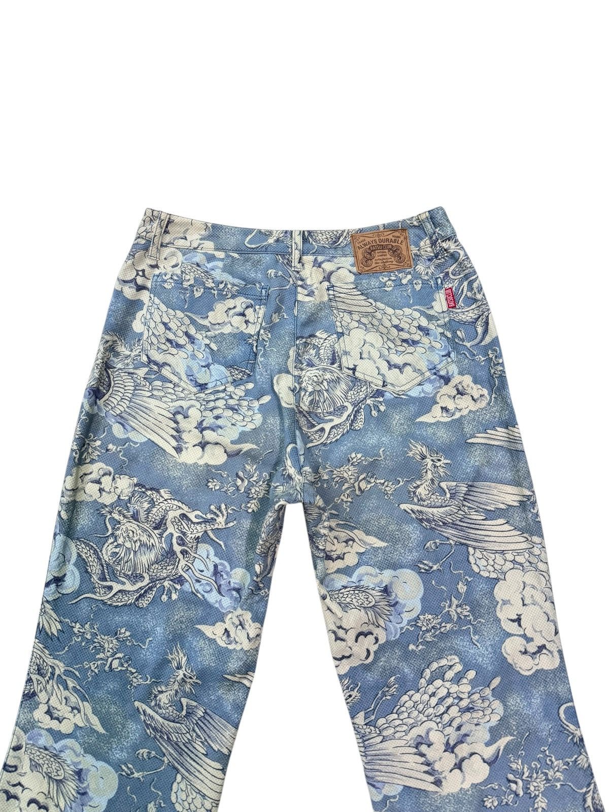 Japanese Brand BATSU CLUB PRINTED FLARE JEANS Size US 30 / EU 46 - 8 Thumbnail