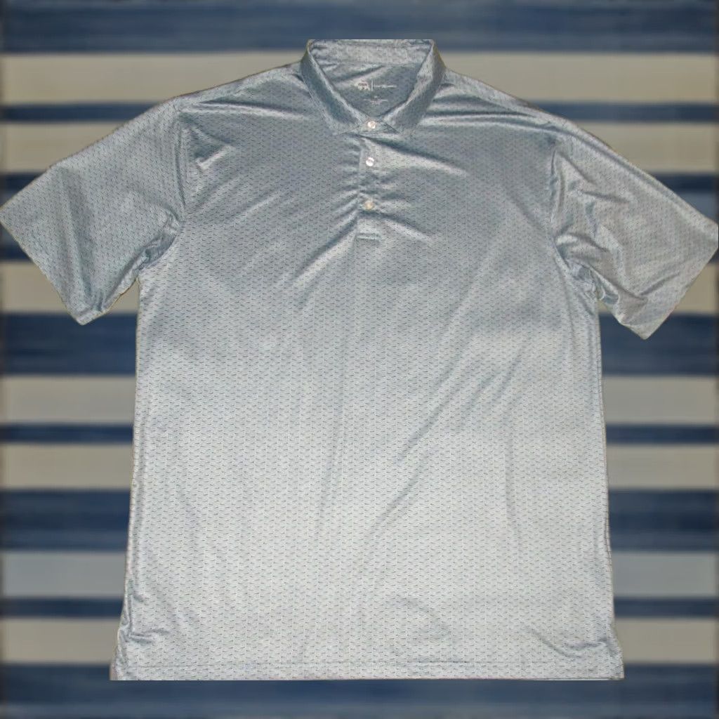 Vintage ONWARD RESERVE Performance Blue Printed Short Sleeve Polo Shirt XL Men XL Blue Size US XL / EU 56 / 4 - 1 Thumbnail