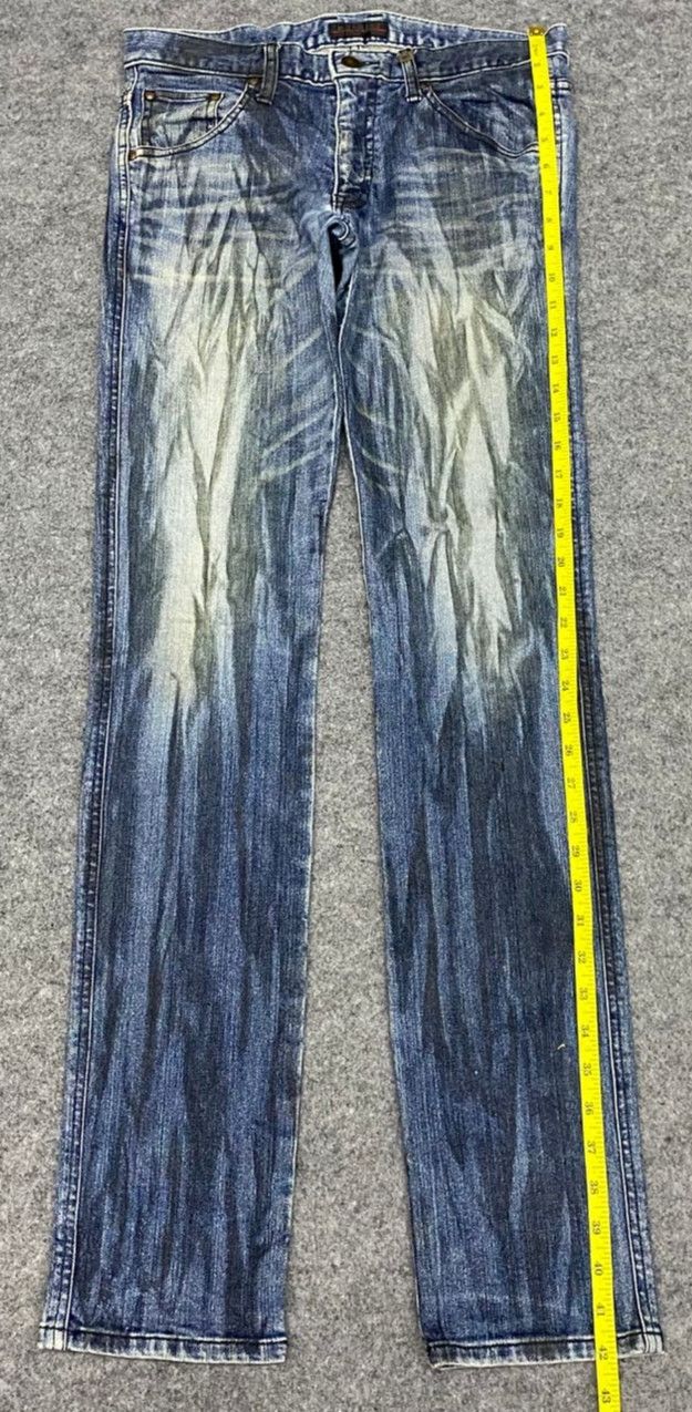 Morgan Homme Vintage Morgan Homme Slim Fit Distressed Denim Size US 31 - 3 Thumbnail