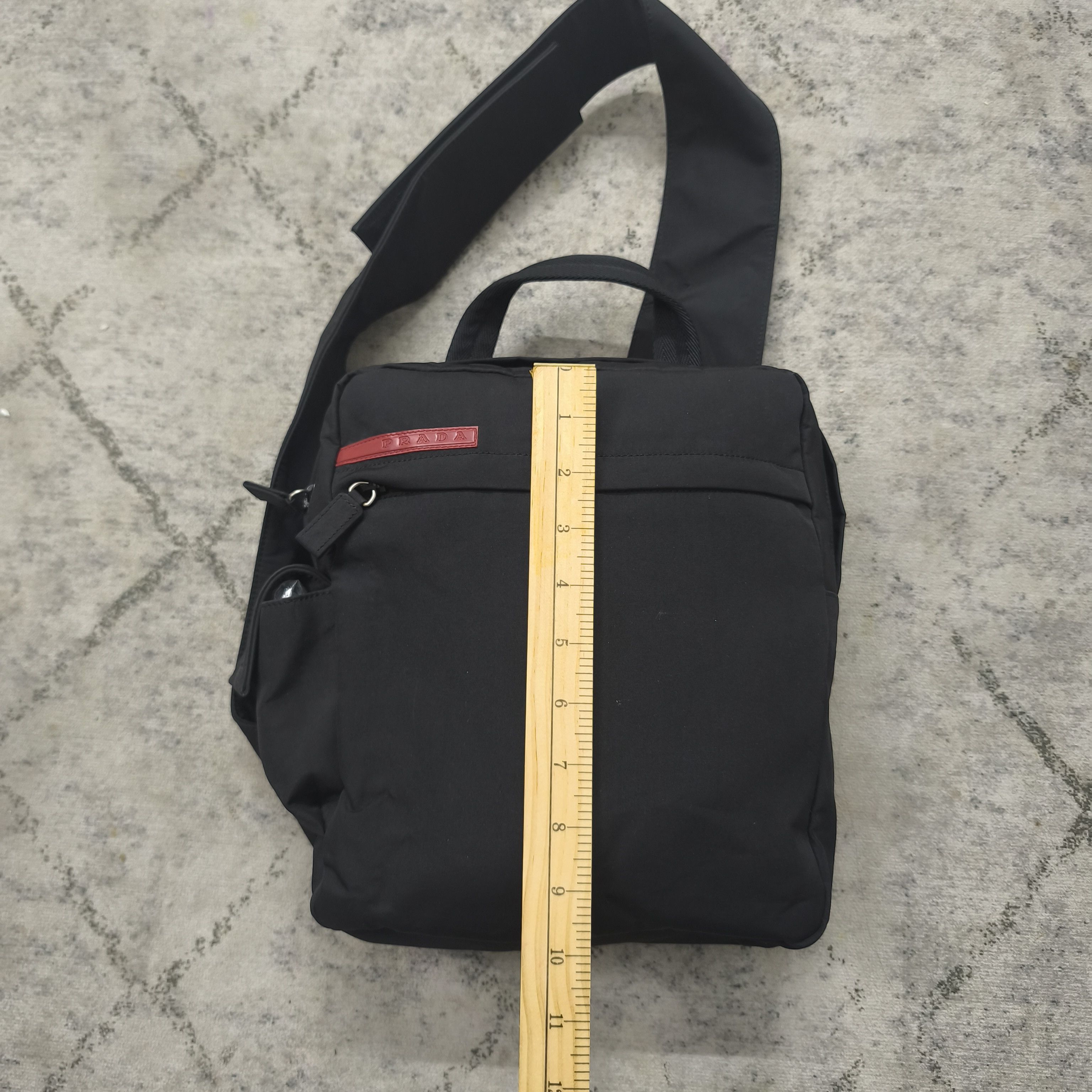 Prada 🔥Final Sale🔥 S2000 Prada Linea Rossa Nylon Crossbody Bag Size ONE SIZE - 16 Thumbnail