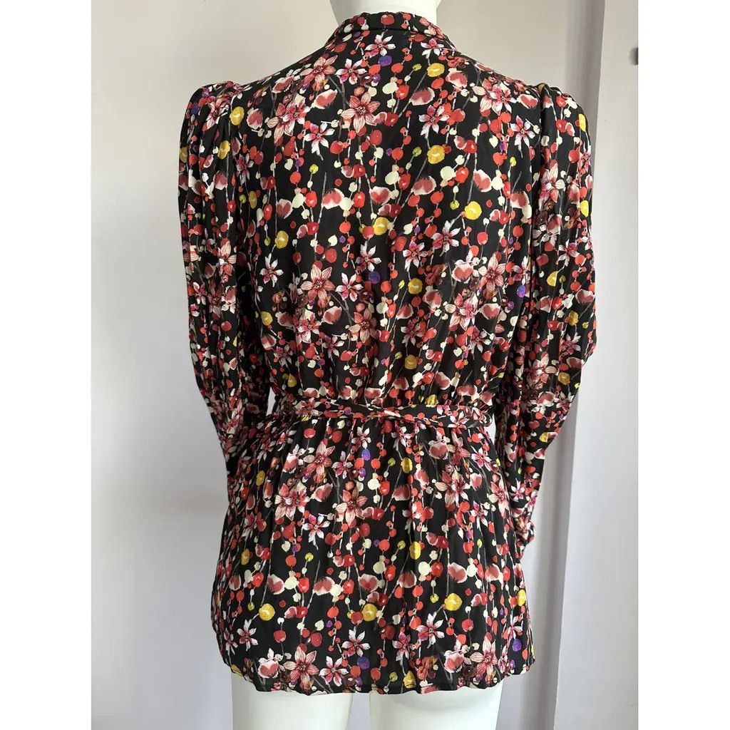 Maje Maje viscose shirt FR38 floral new Size S / US 4 / IT 40 - 8 Thumbnail