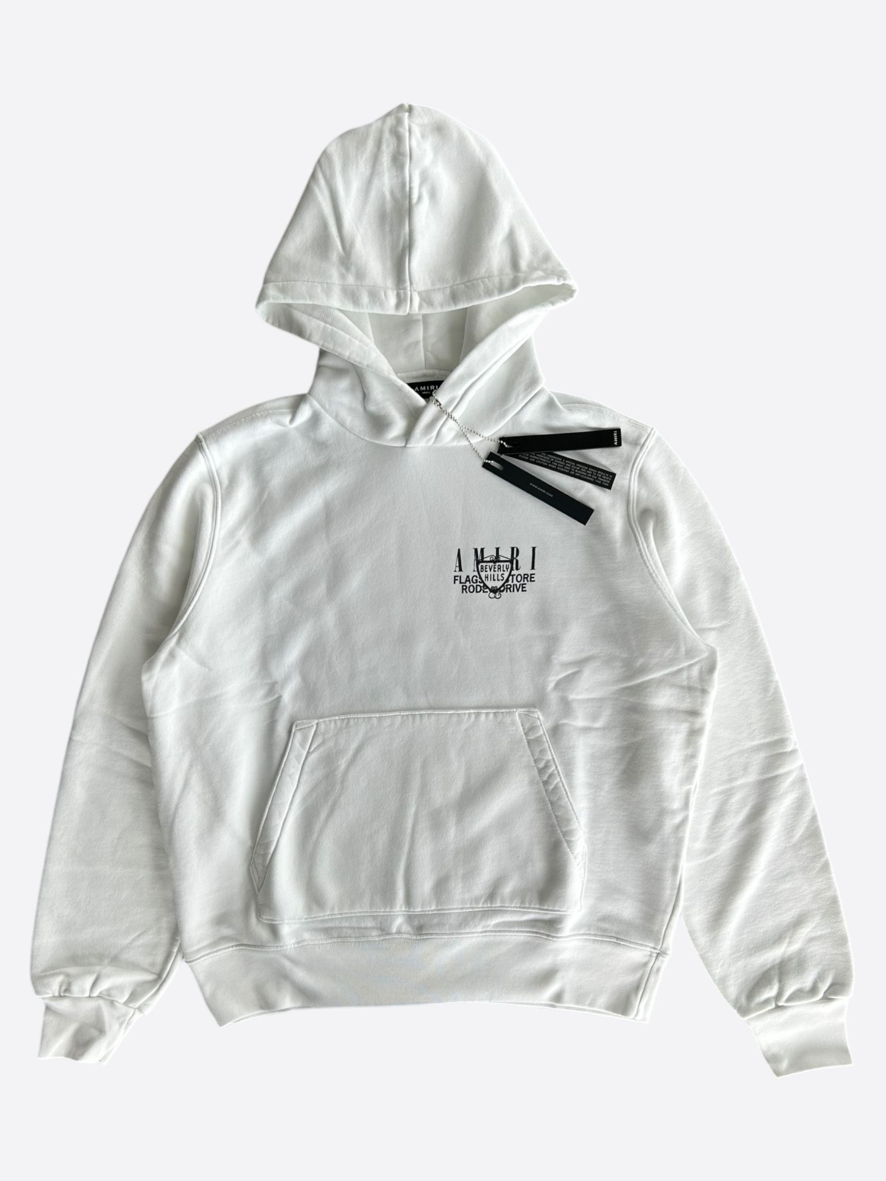 Amiri Amiri White & Black Beverly Hills Hoodie Size US S / EU 44-46 / 1 - 1 Thumbnail