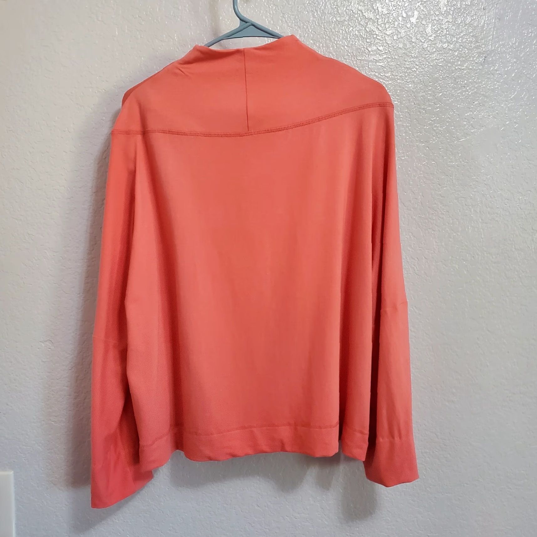 Eileen Fisher VINTAGEEileen Fisher Cardigan Women L Organic Cotton Coral Button Front Sweater FLAW Size L / US 10 / IT 46 - 2 Thumbnail
