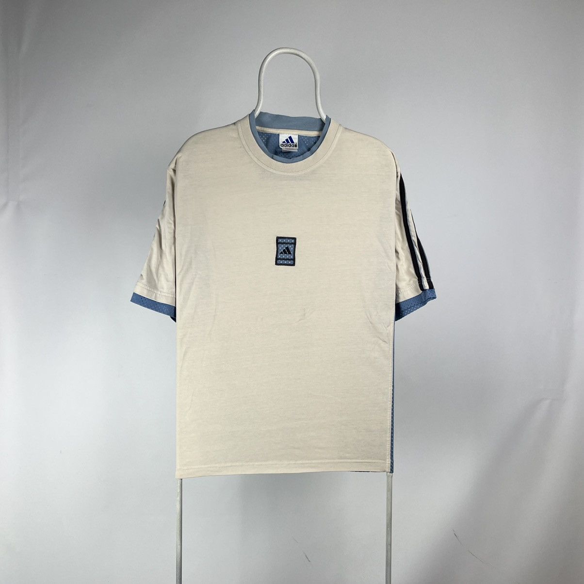 Adidas Vintage Adidas Tshirt Box logo size Large Size US L / EU 52-54 / 3 - 1 Thumbnail